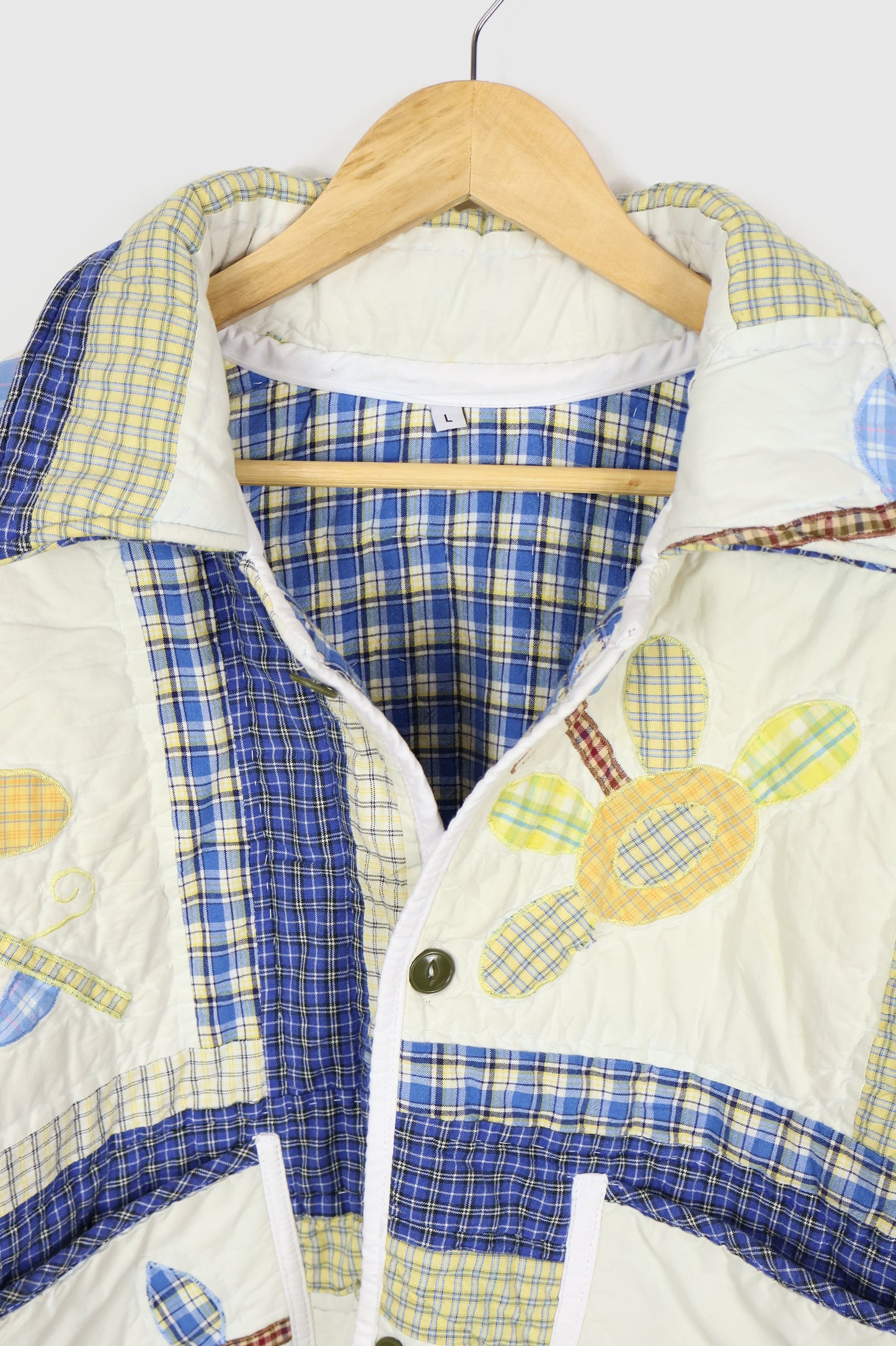 Reworked Quilt Button-Down Jacket 02