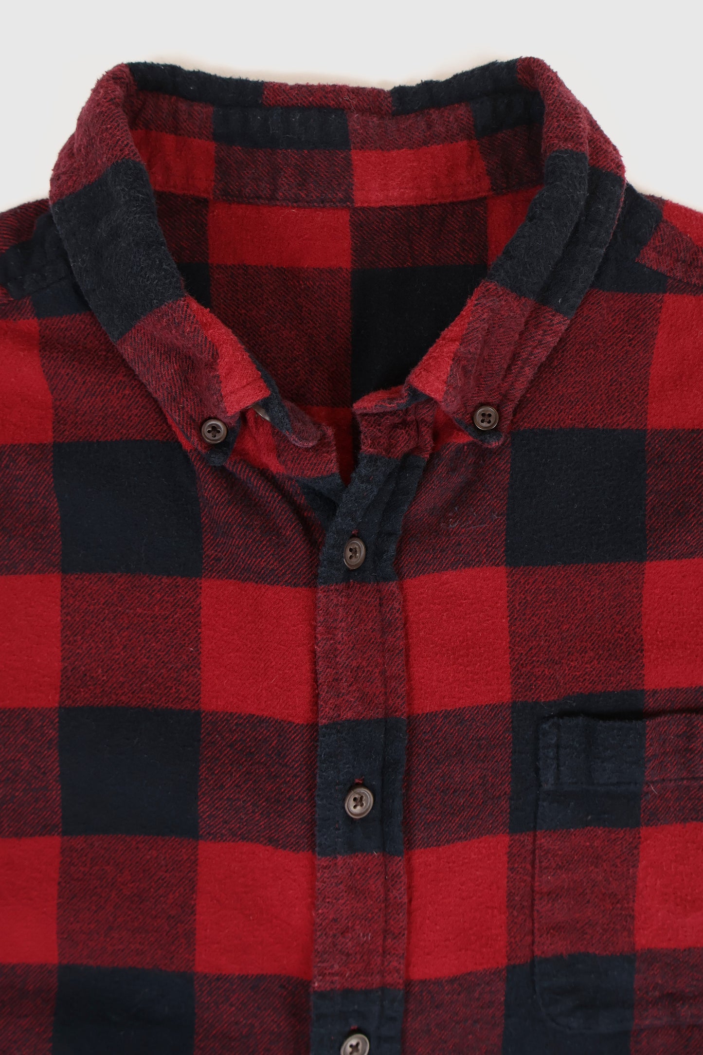 Vintage Flannel Button-Down Shirt Image 2