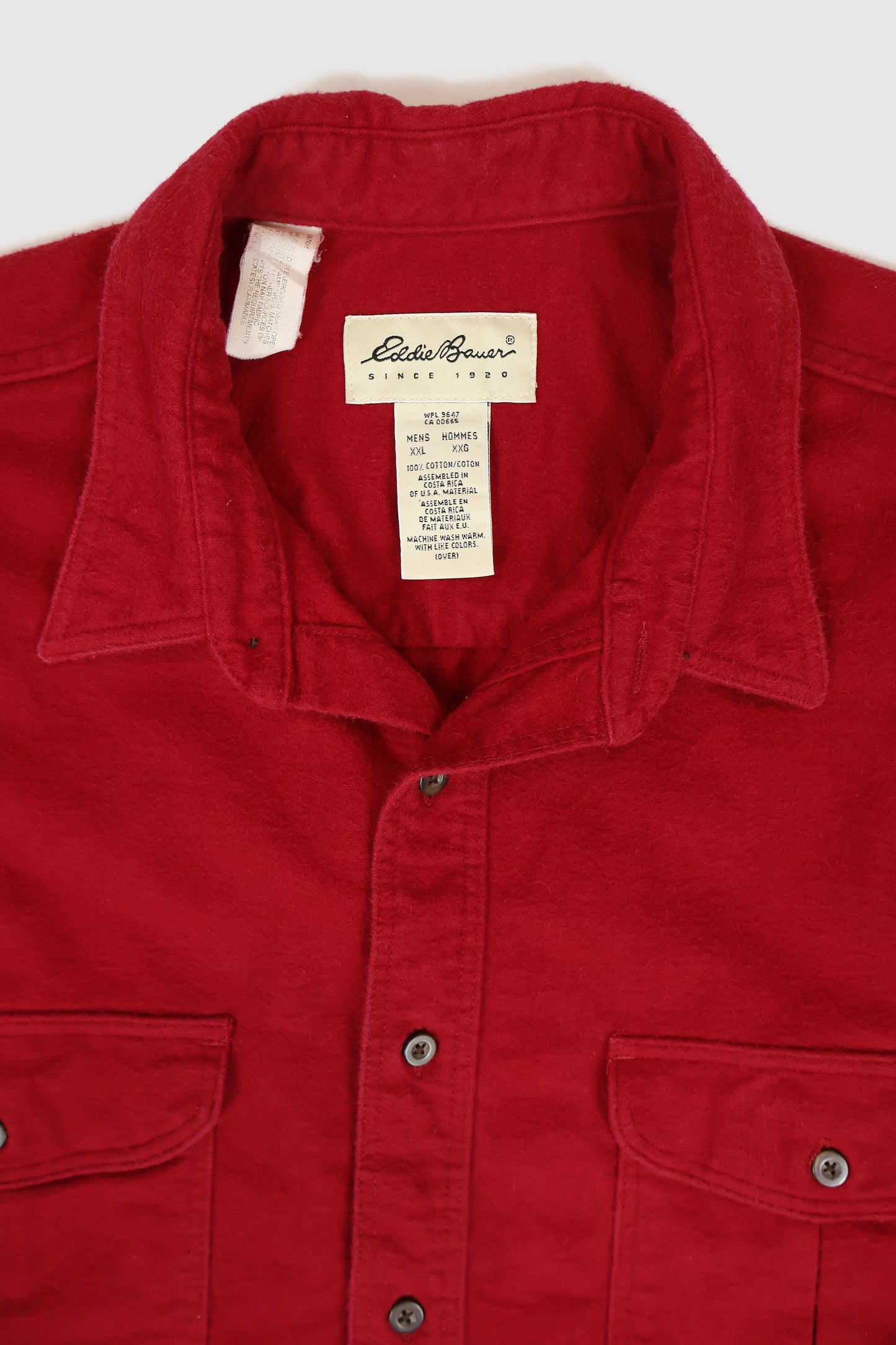 Vintage Eddie Bauer Flannel Button-Down Shirt Image 2