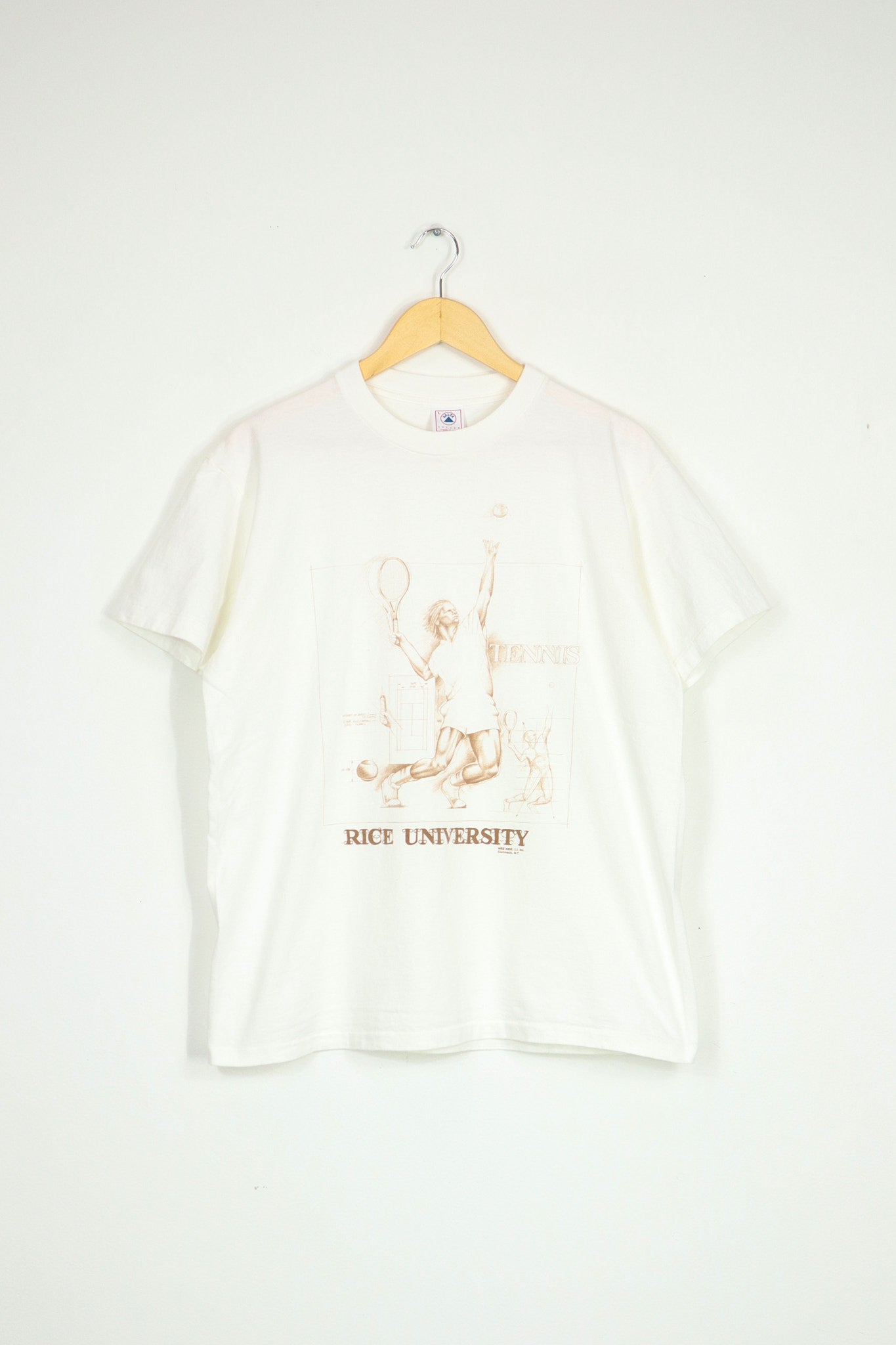 Vintage Rice University Tennis Tee