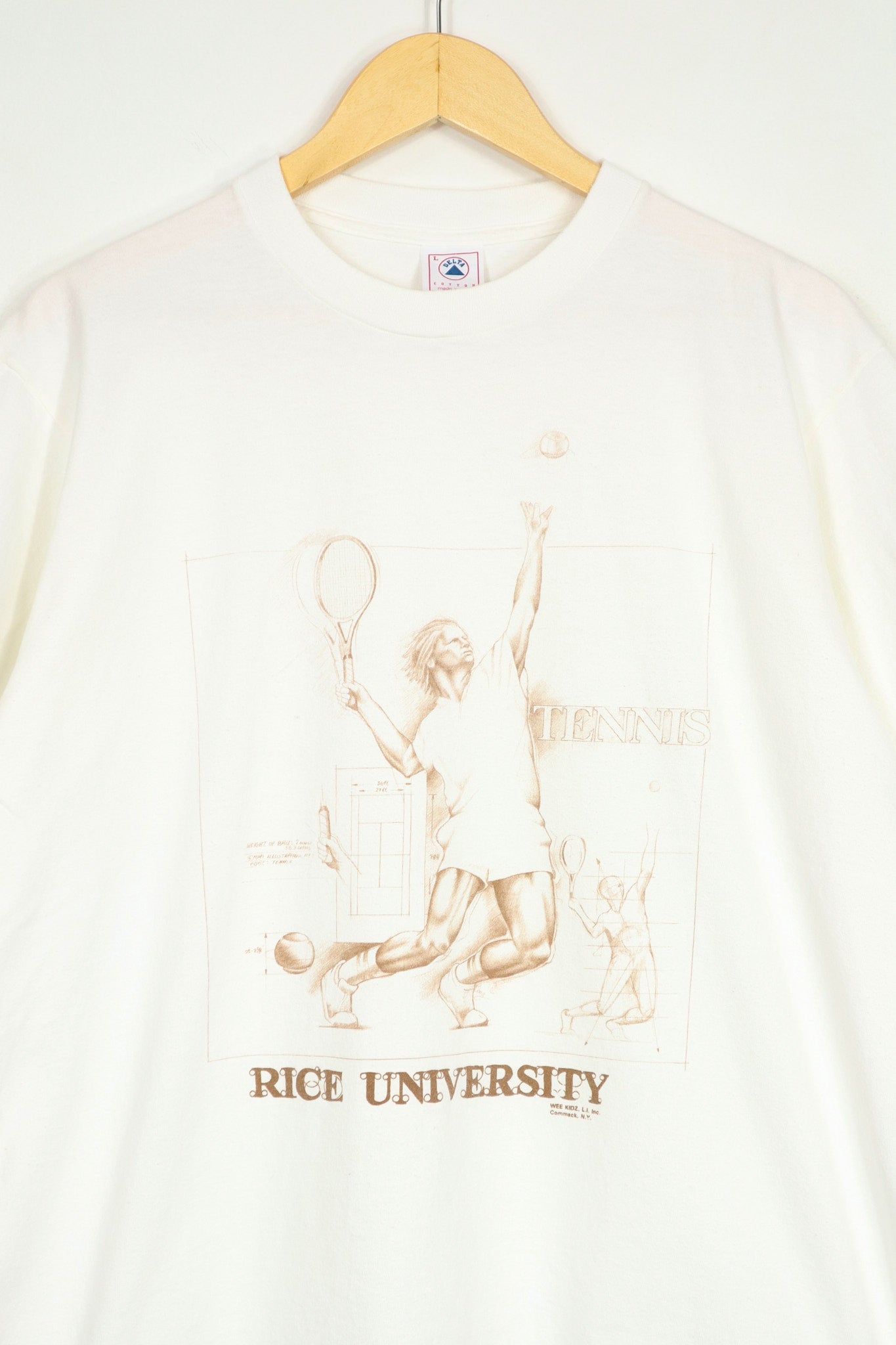 Vintage Rice University Tennis Tee