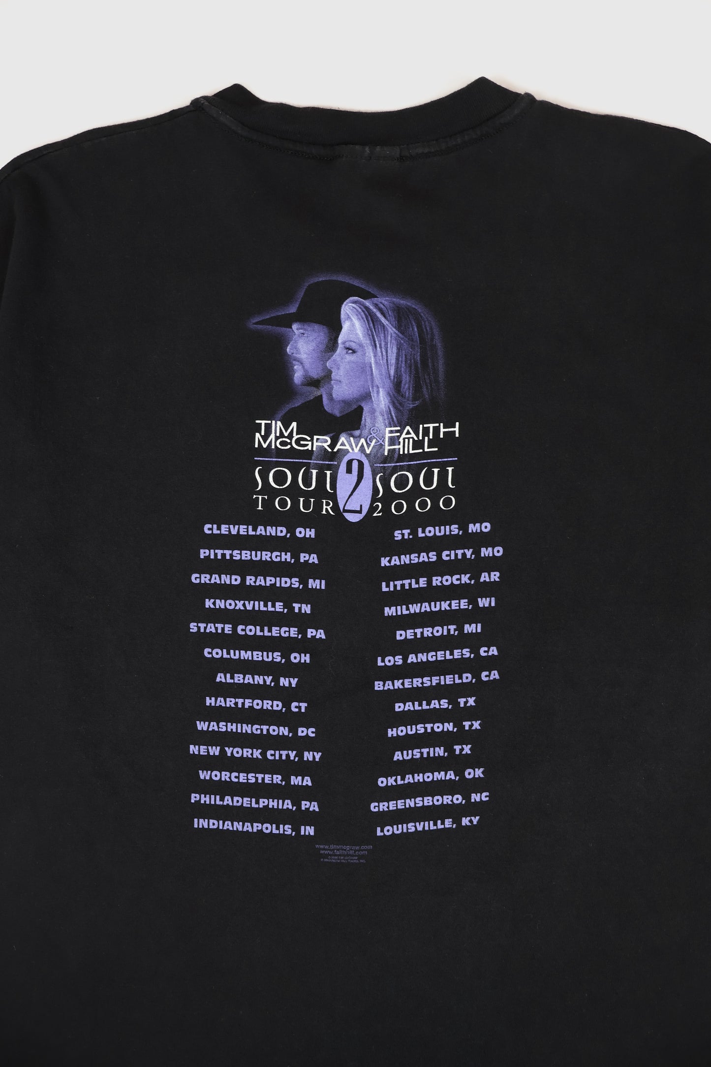 Vintage Tim Mcgraw and Faith Hill Tour Tee Image 4