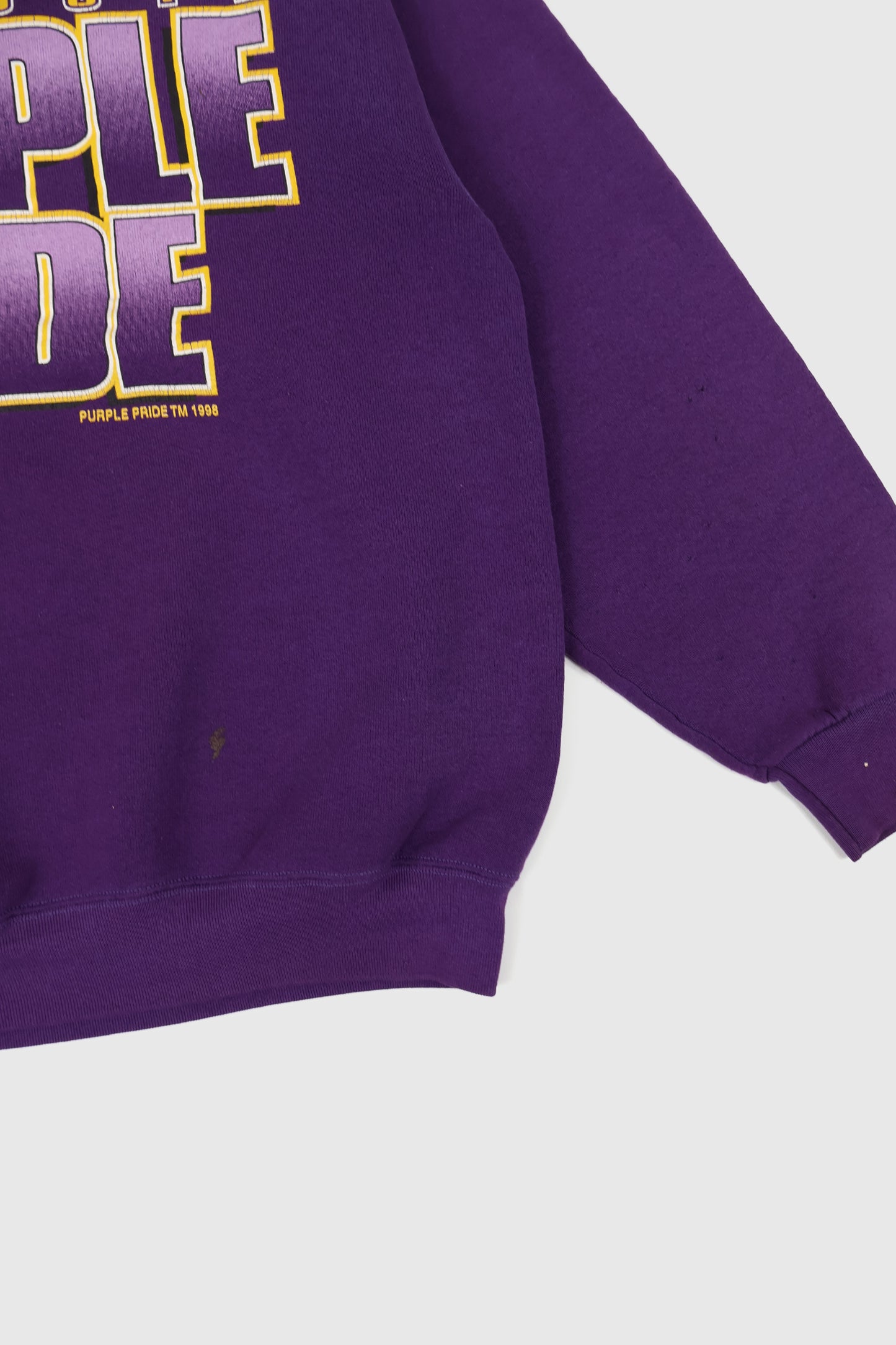Vintage Minnesota Vikings Purple Pride Crewneck Image 3