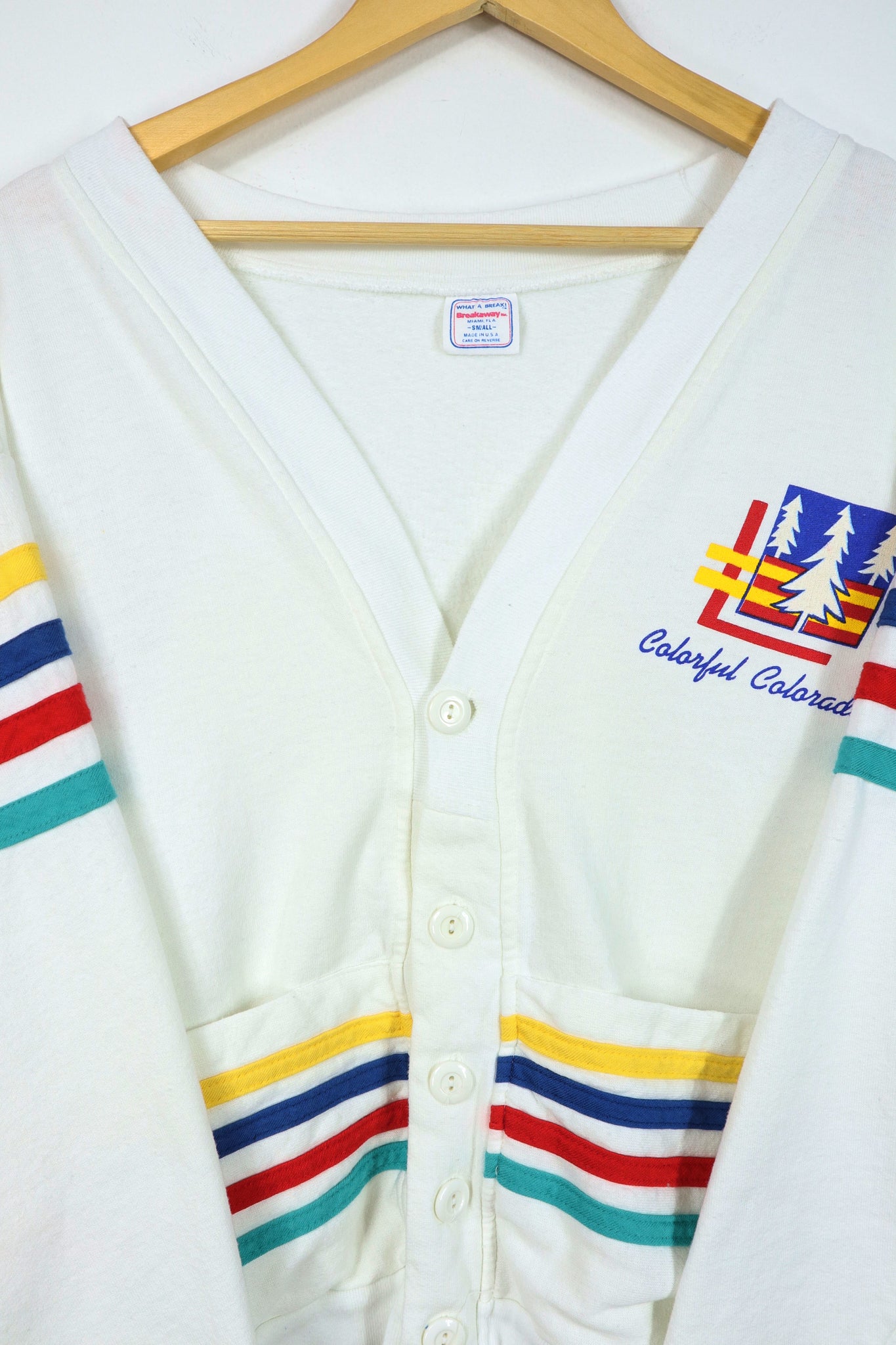 Vintage Colorful Colorado Cardigan