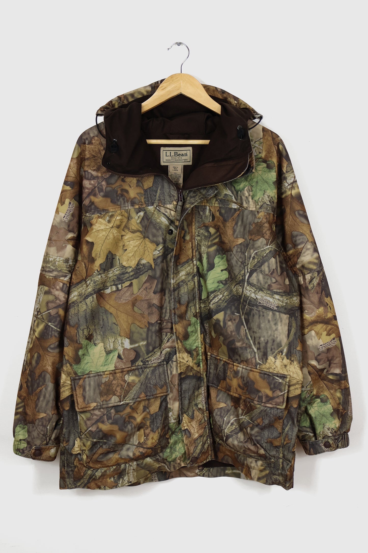 Vintage L.L. Bean Full Zip Real Tree Camo Jacket