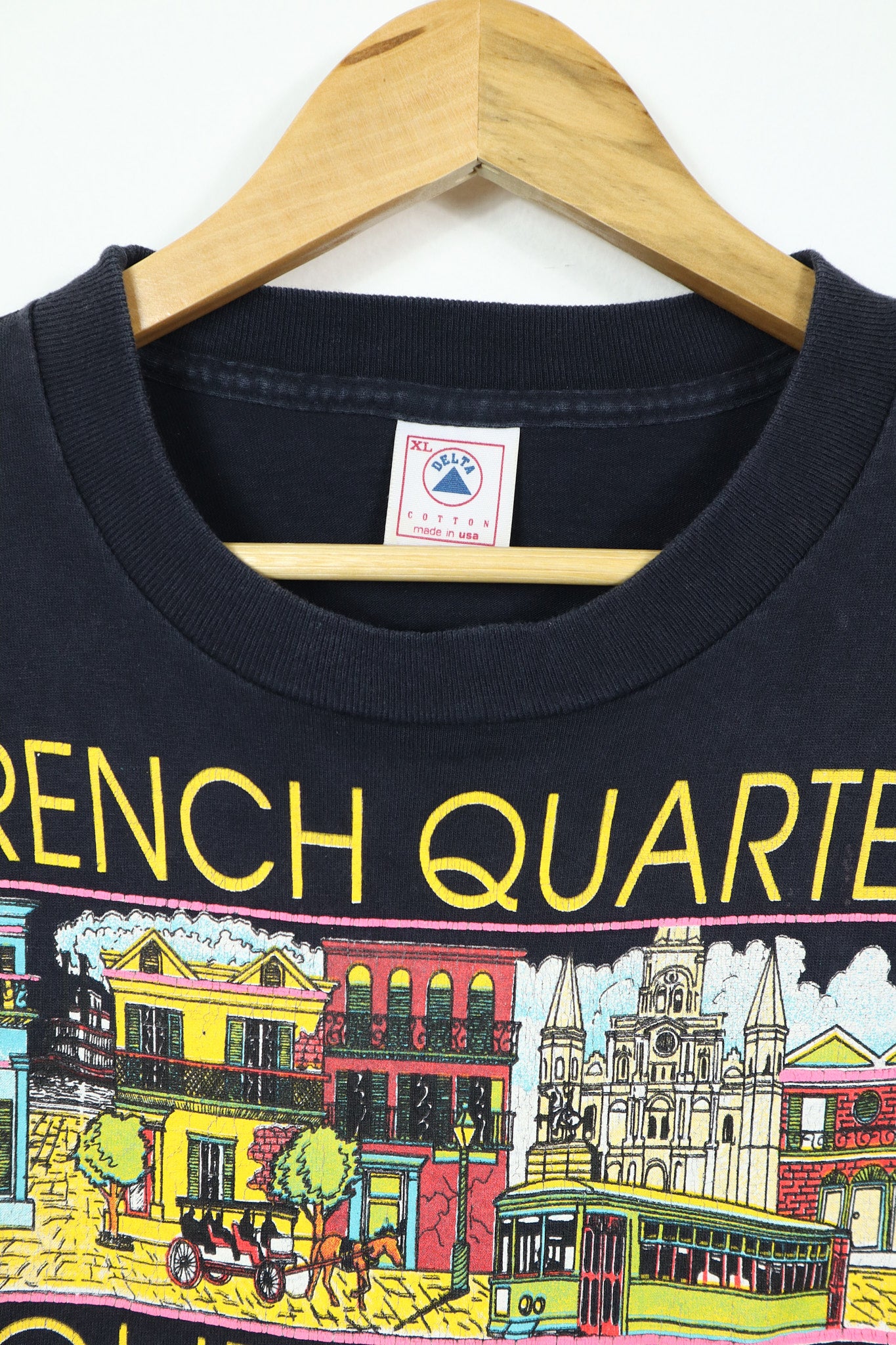 Vintage French Quarter Bourbon St Tee