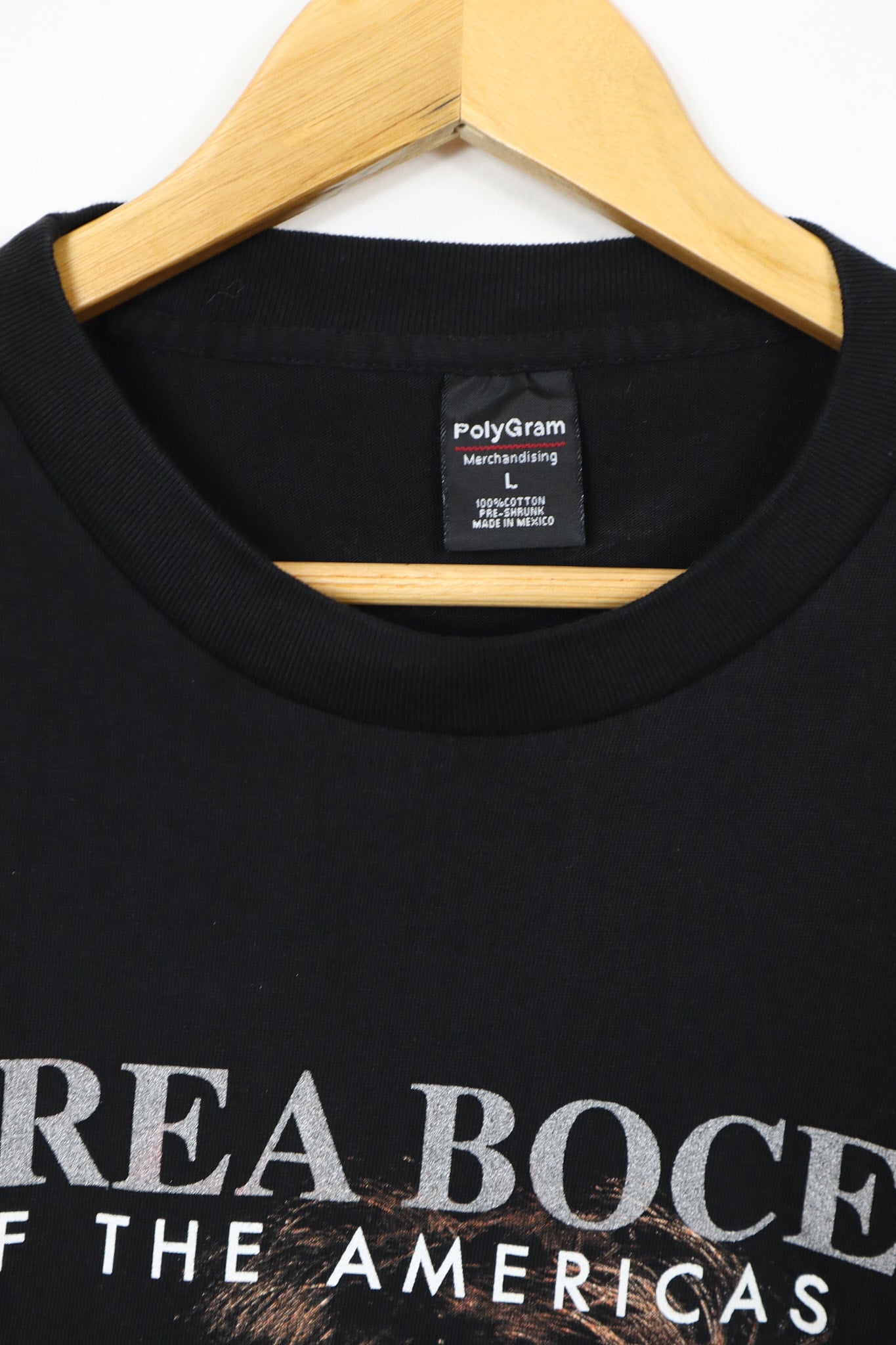 Vintage Andrea Bocelli Tour Tee