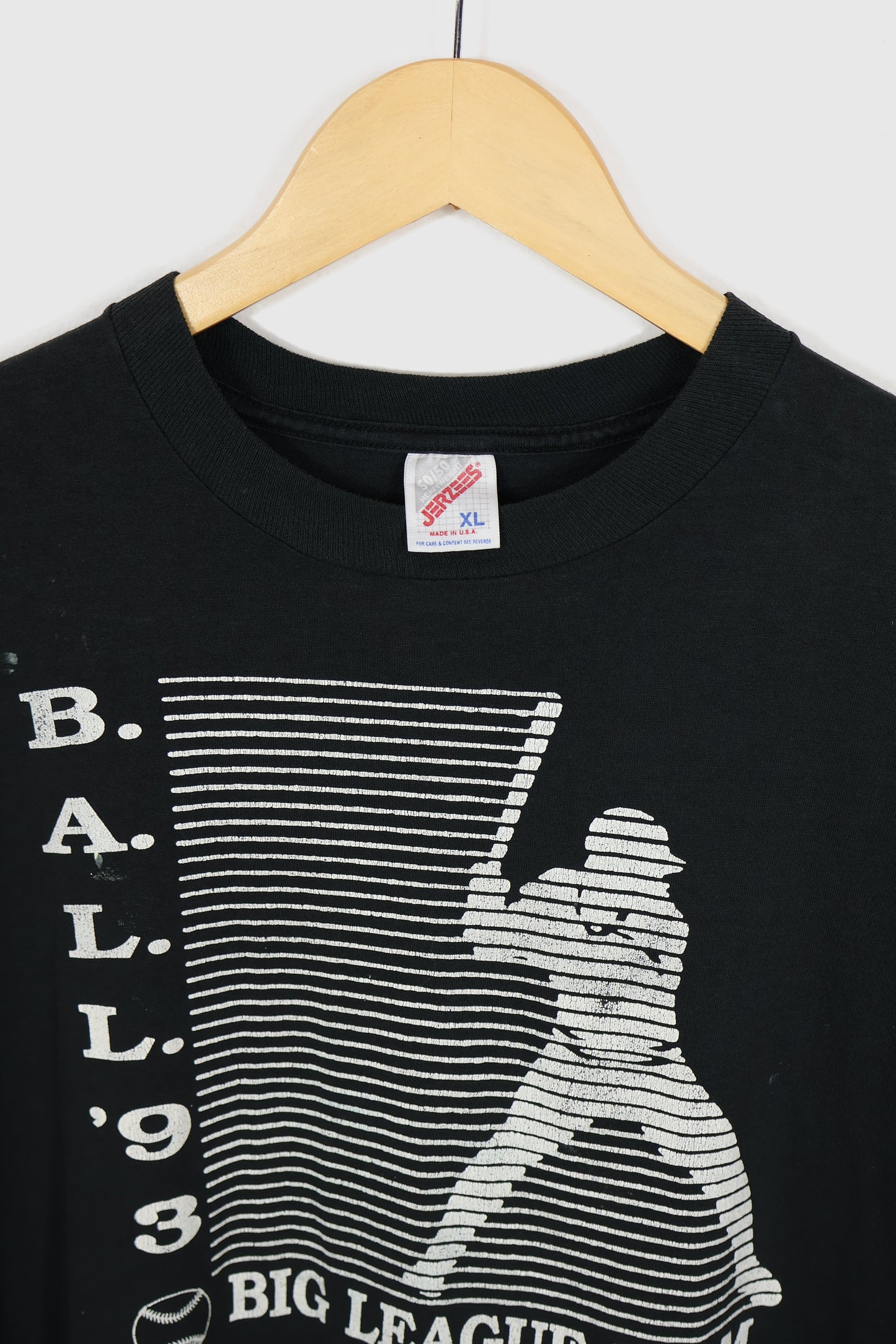 Vintage Paint Splatter Big League Baseball Tee