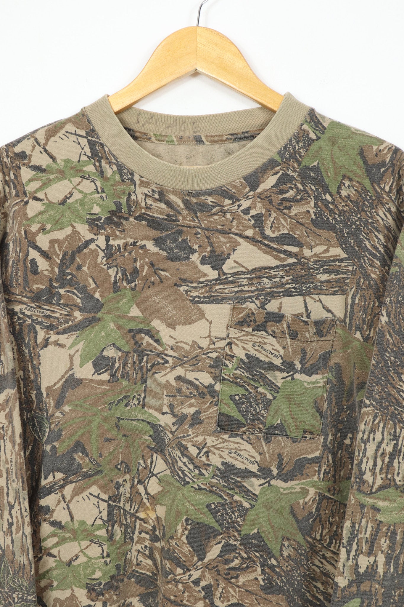 Vintage Long Sleeve Camo Tee