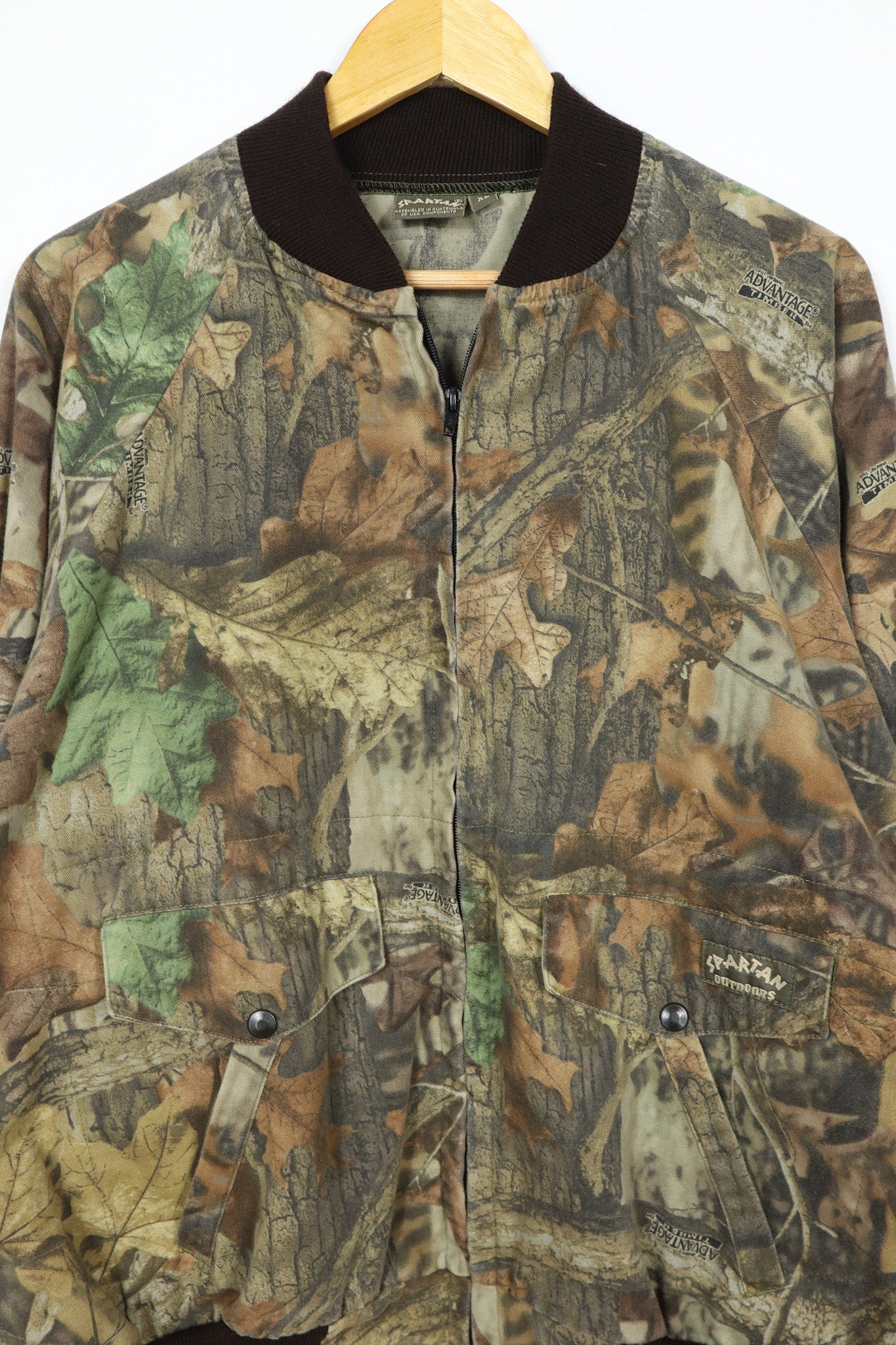 Vintage Real Tree Full Zip Lightweight Jacket