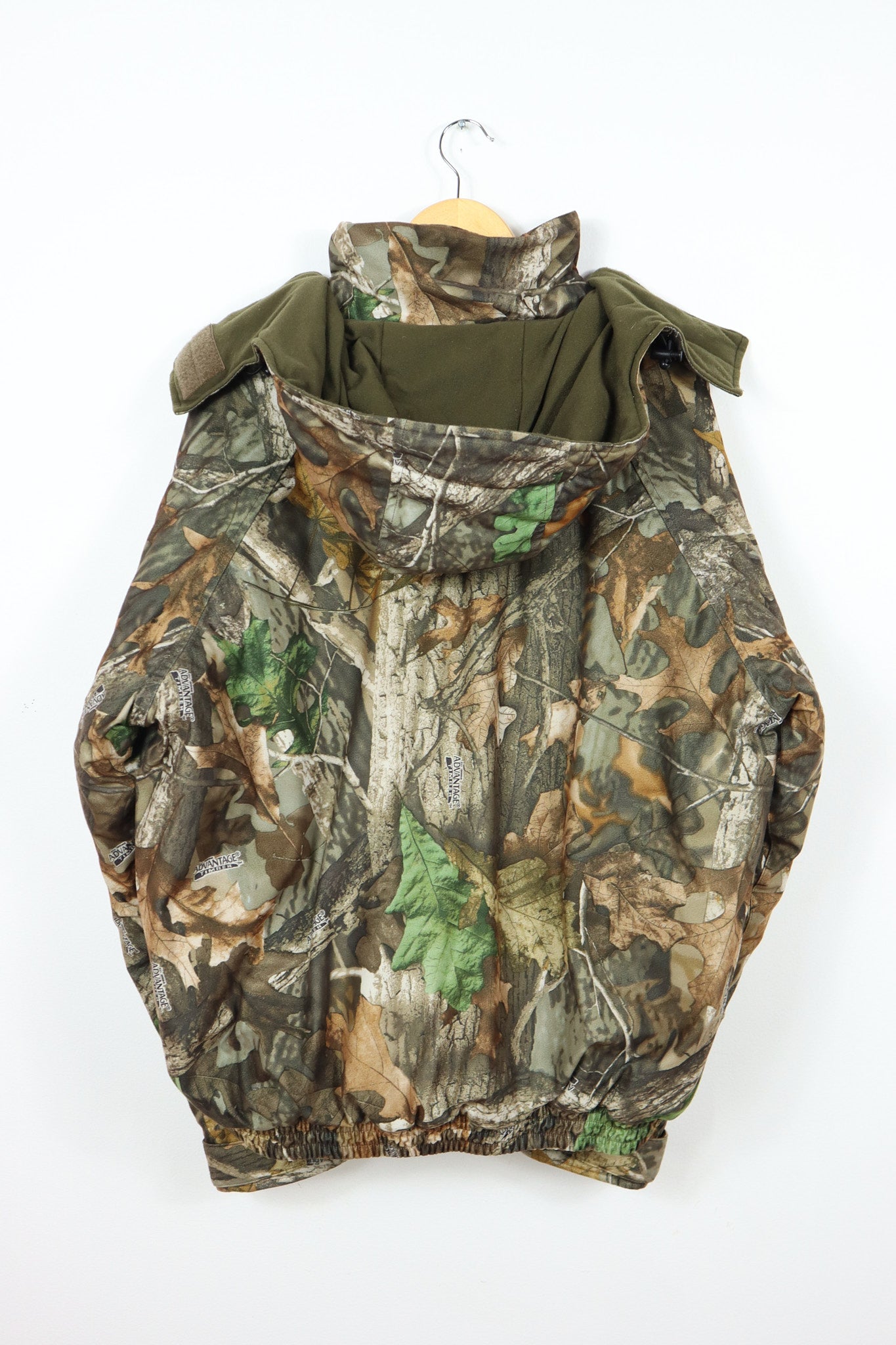 Vintage Camo Insulated Full Zip Jacket
