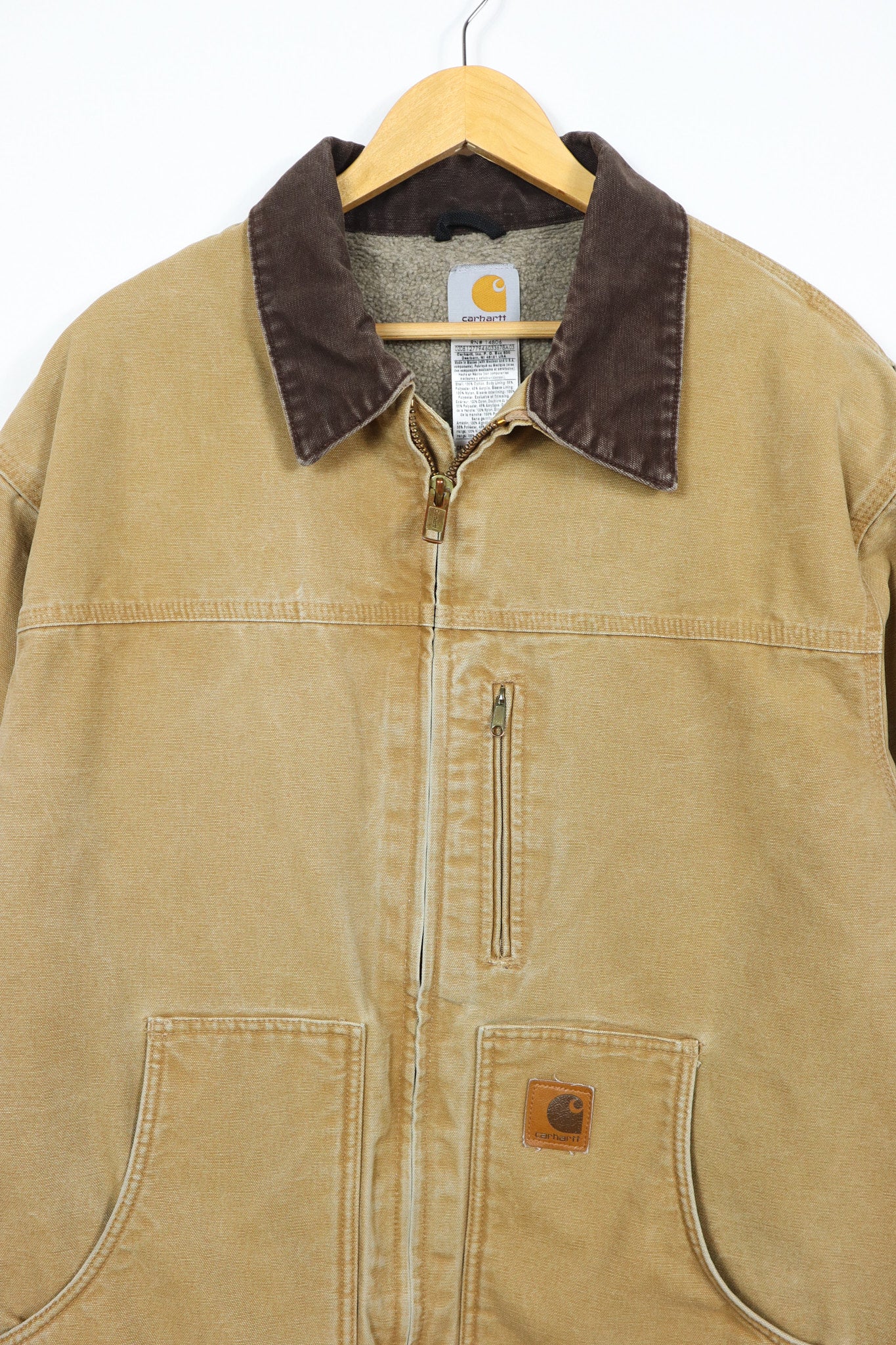 Vintage Carhartt Sherpa Lined Full Zip Jacket