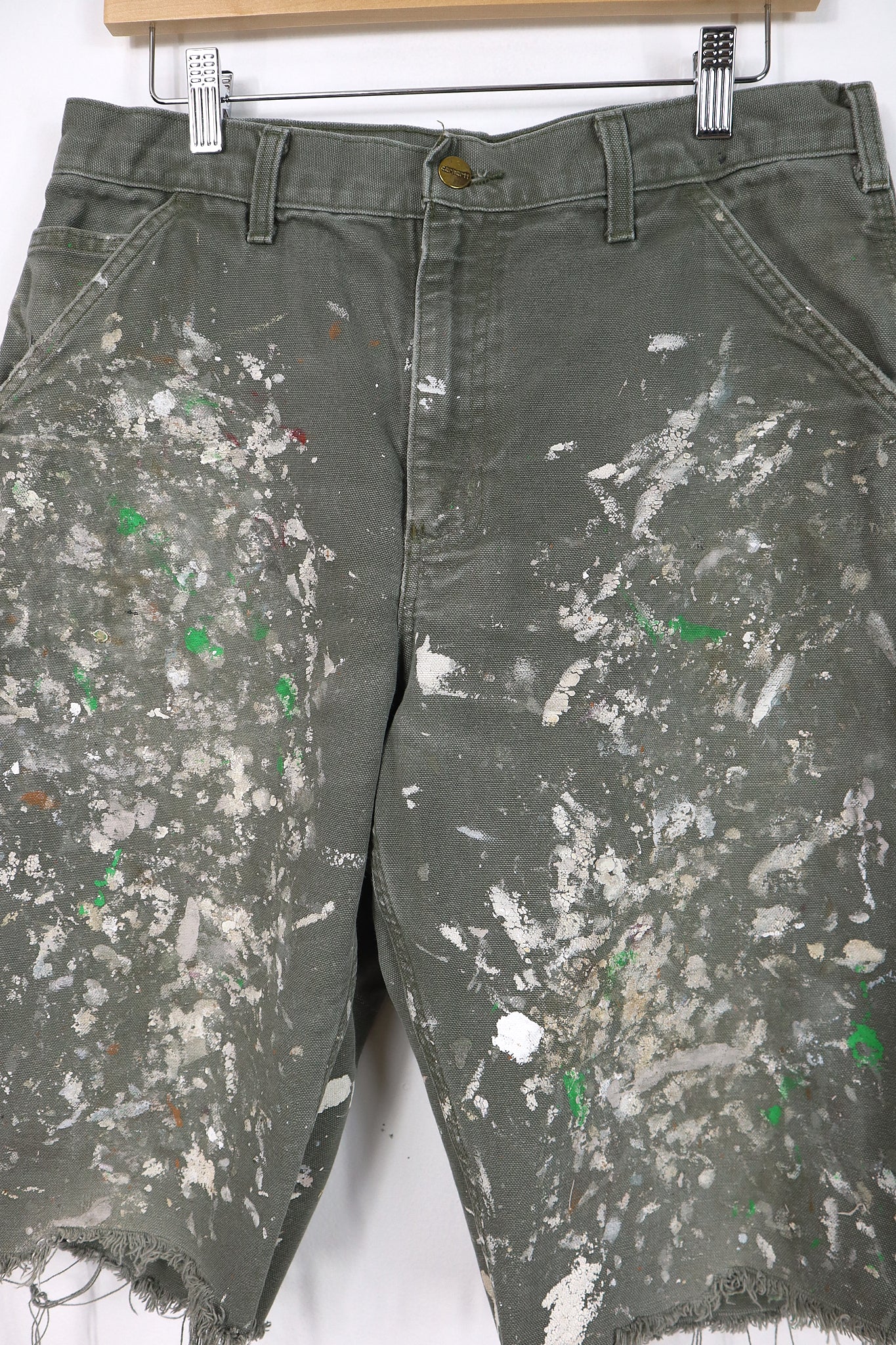 Vintage Carhartt Paint Splattered Shorts