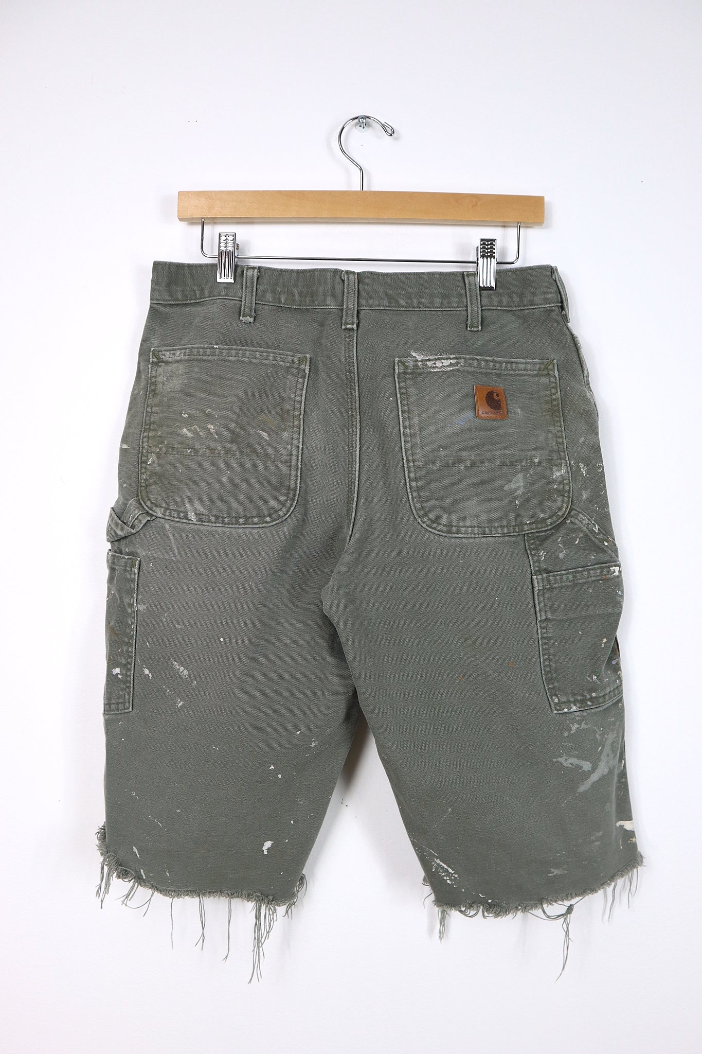 Vintage Carhartt Paint Splattered Shorts
