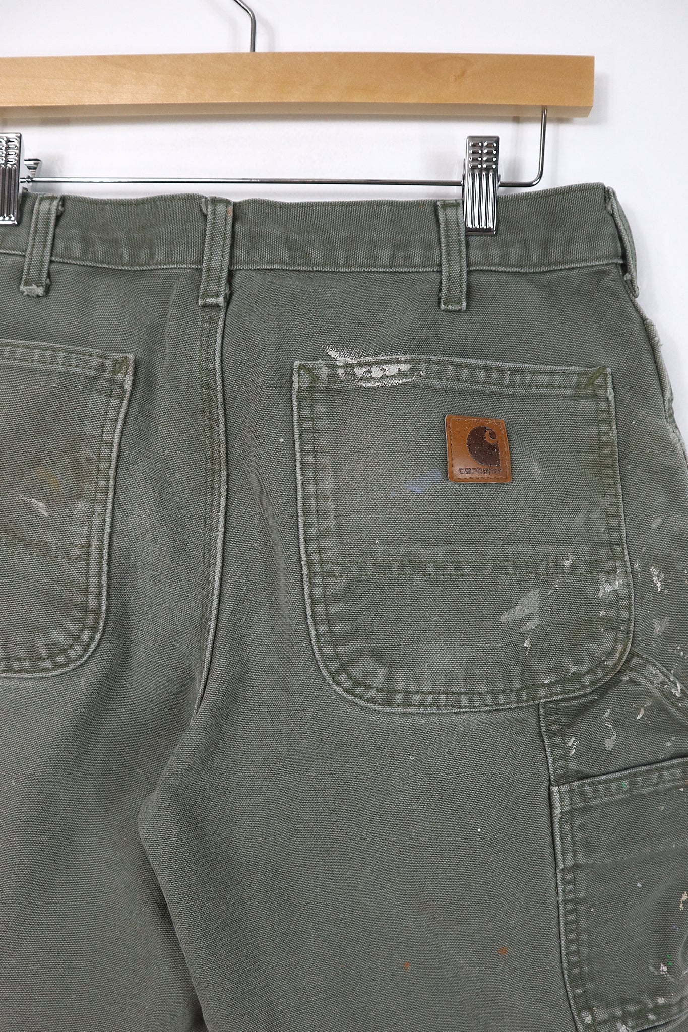 Vintage Carhartt Paint Splattered Shorts