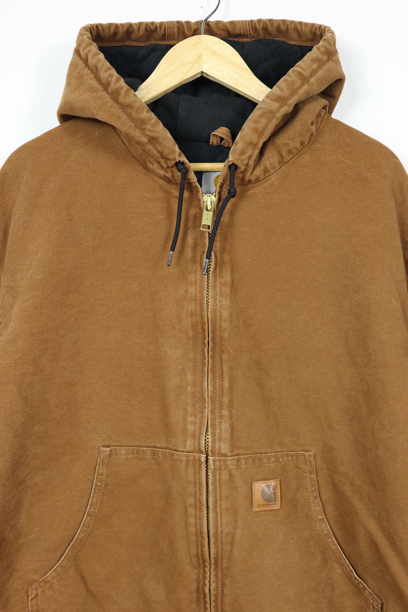 Vintage Carhartt Brown Hooded Jacket