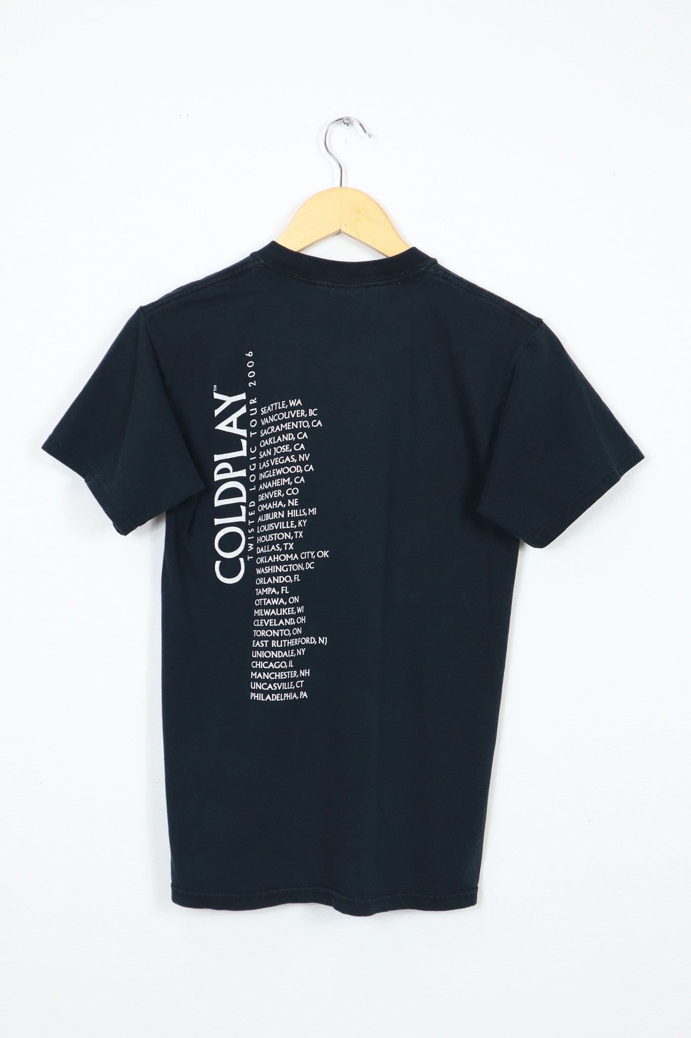 Vintage Coldplay Twisted Logic Tour Tee
