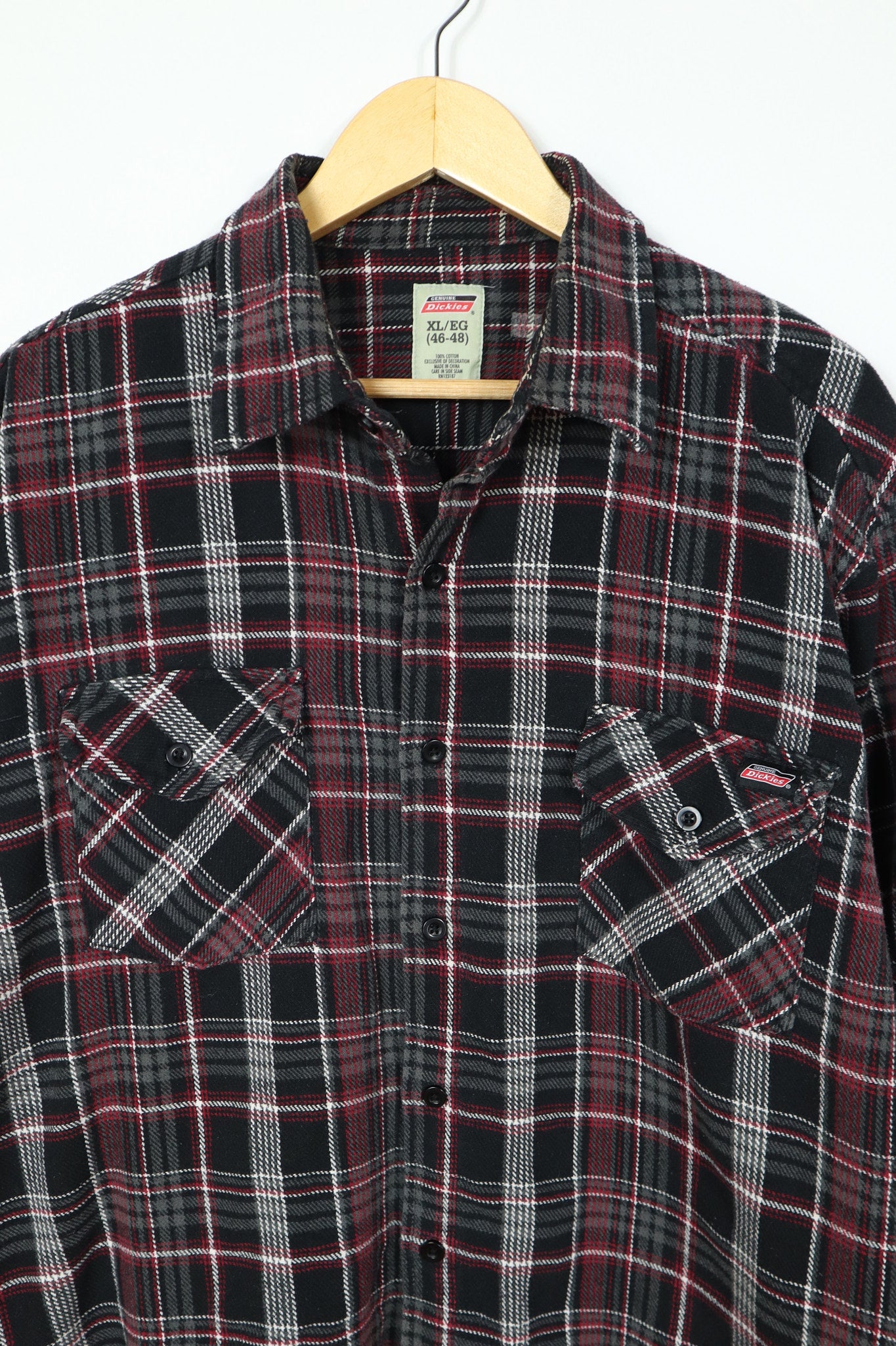 Vintage Heavyweight Plaid Dickies Button-Down 01