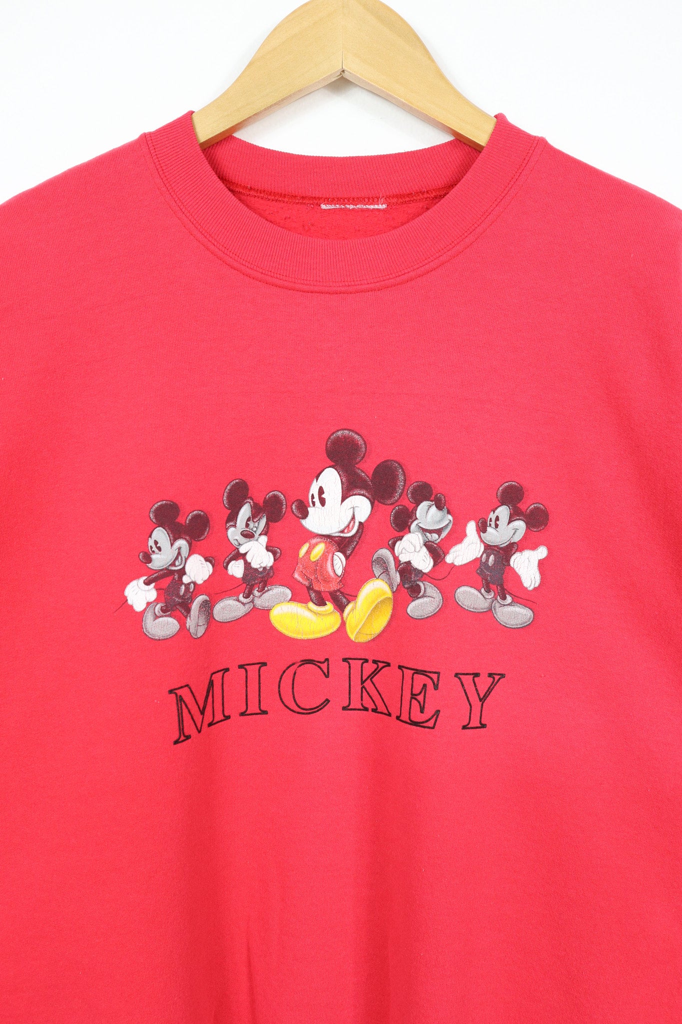 Vintage Red Mickey Mouse Crewneck