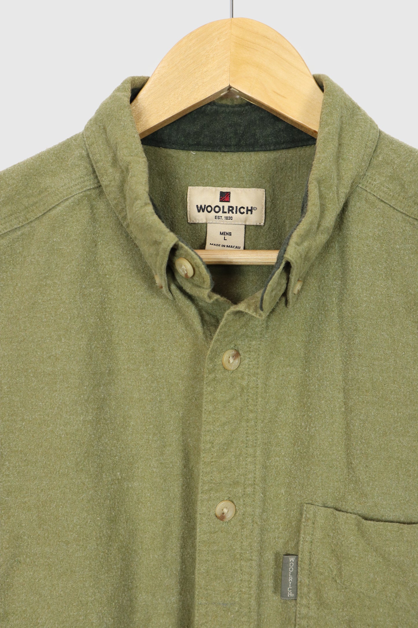 Vintage Woolrich Flannel Button-Down Shirt