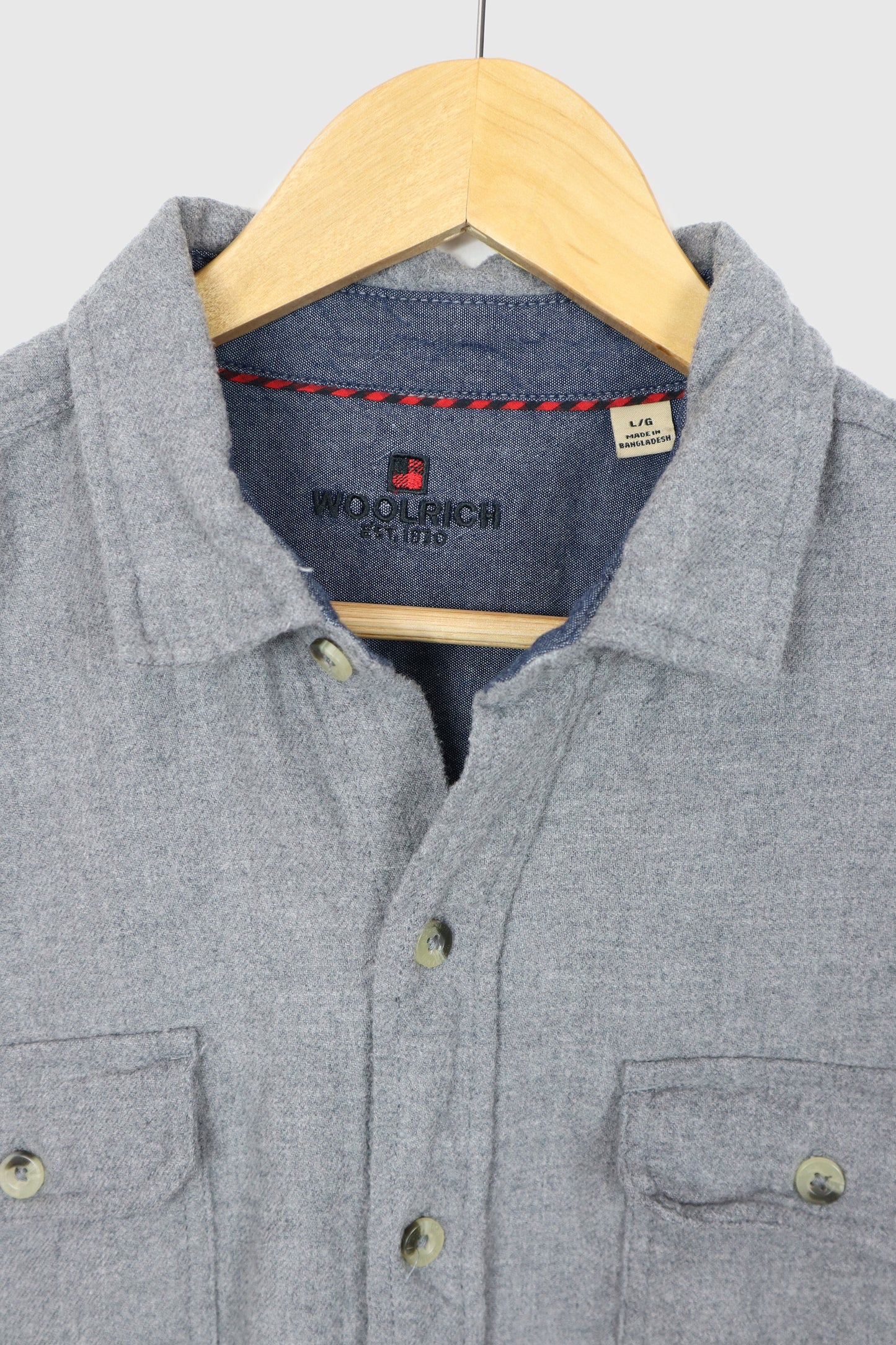 Vintage Woolrich Flannel Button-Down Shirt
