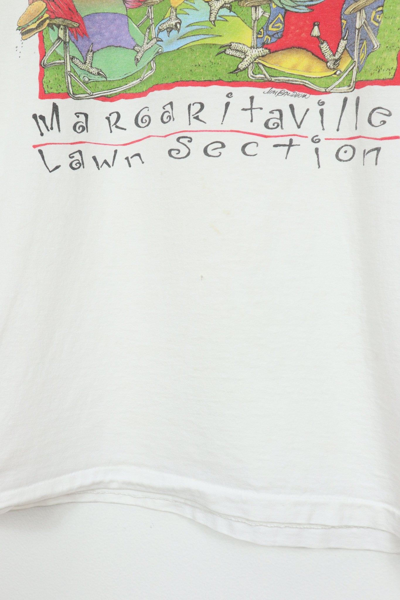 Vintage Jimmy Buffett's Margaritaville Lawn Section Tee