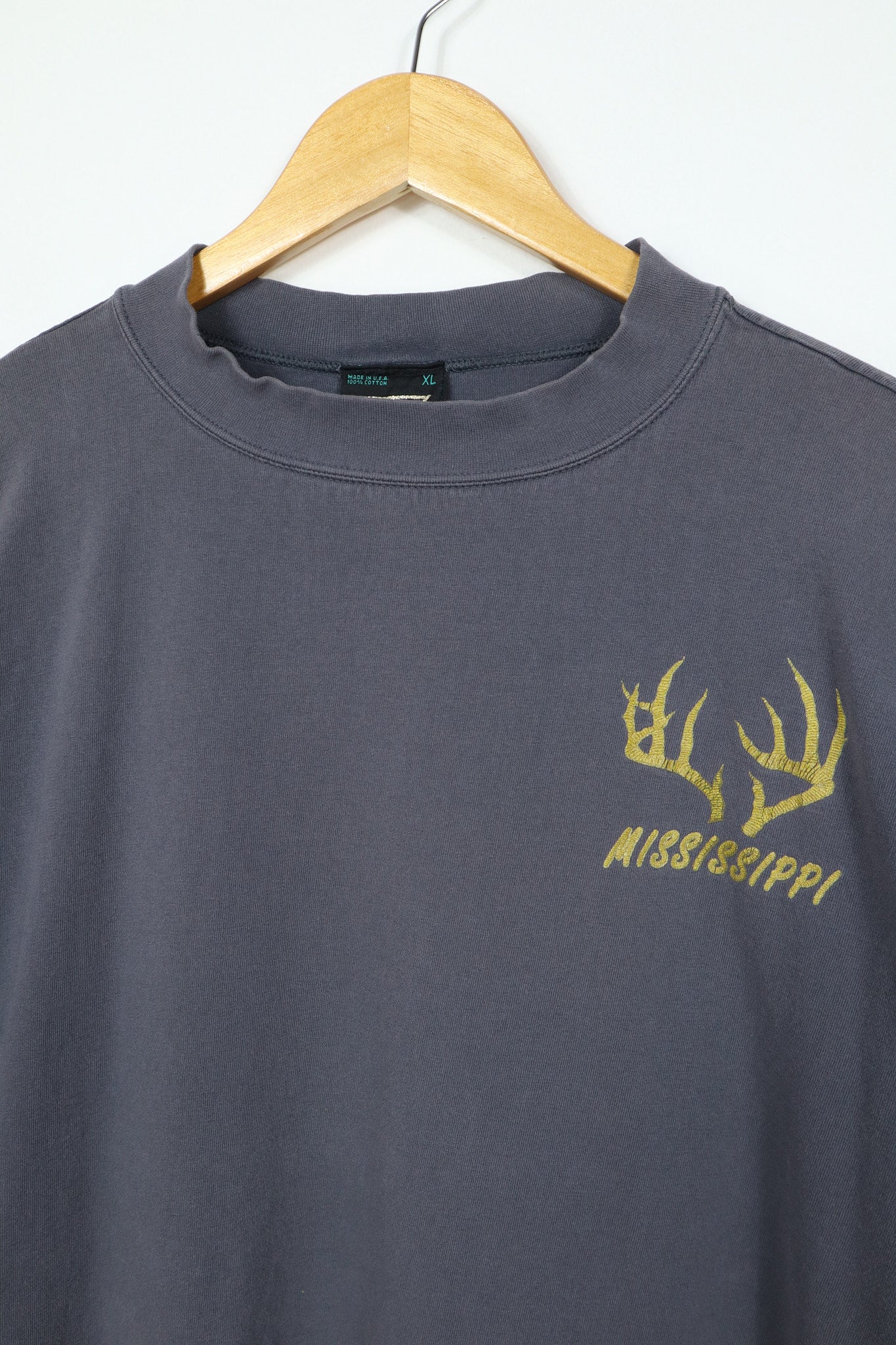 Vintage Long Sleeve Mississippi Buck Tee