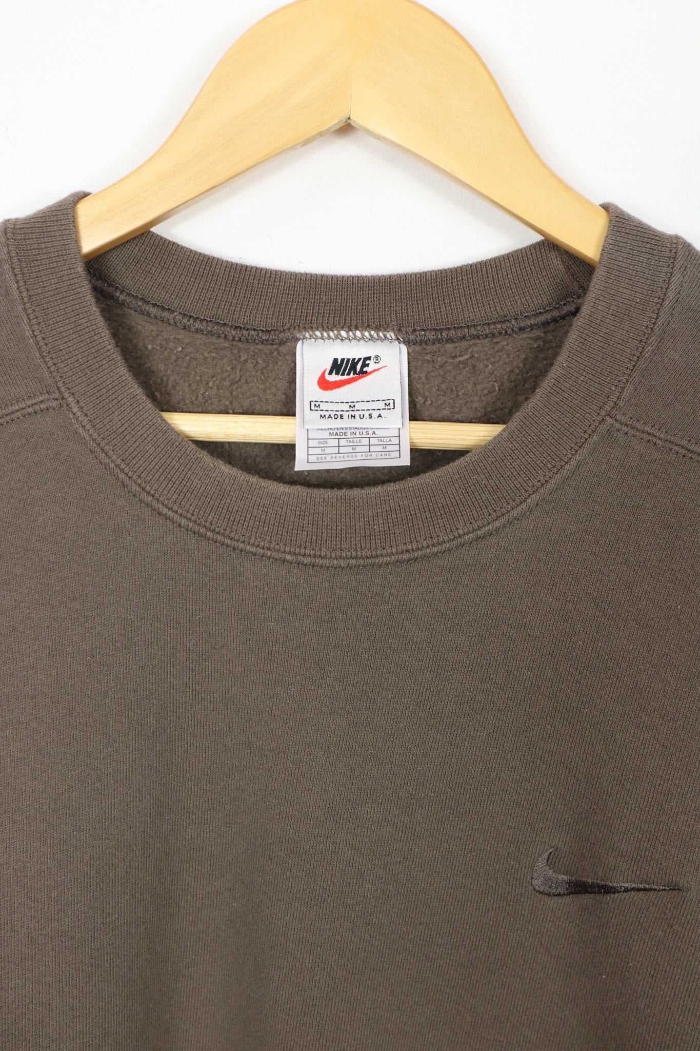 Vintage Nike Embroidered Swoosh Crewneck