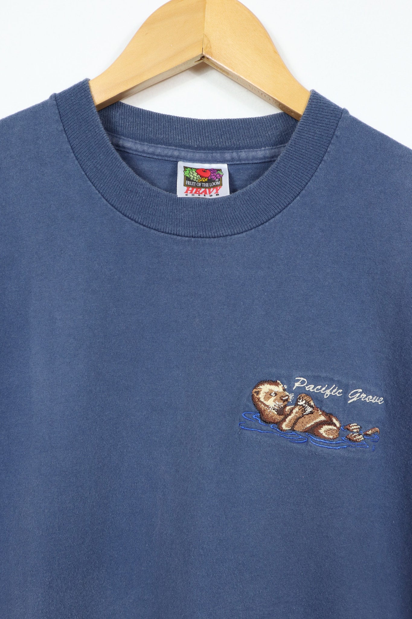 Vintage Embroidered Pacific Grove Otter Tee