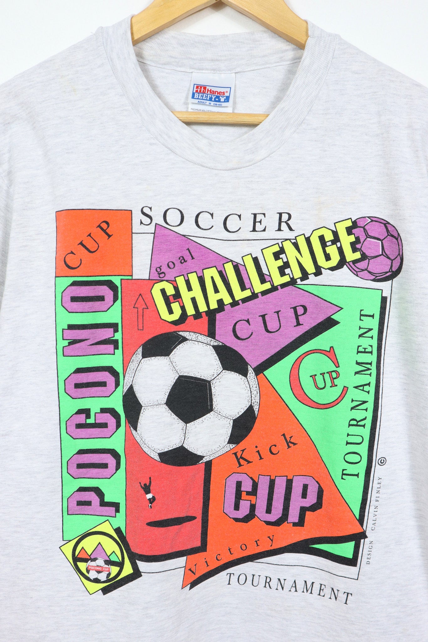 Vintage Pocono Cup Soccer Challenge Tournament Tee