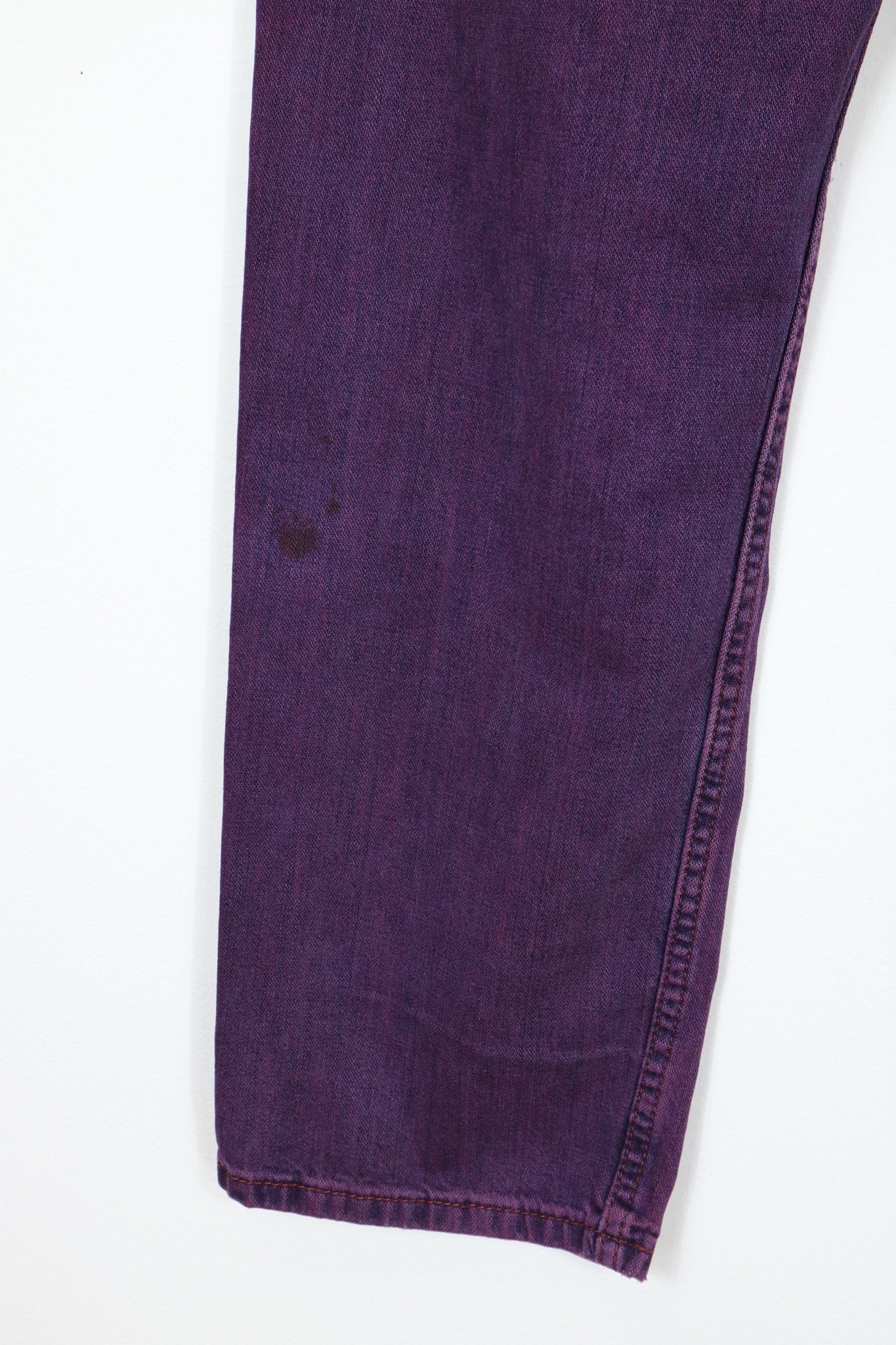 Vintage Reworked Overdyed Levis Straight Relaxed Fit Jeans