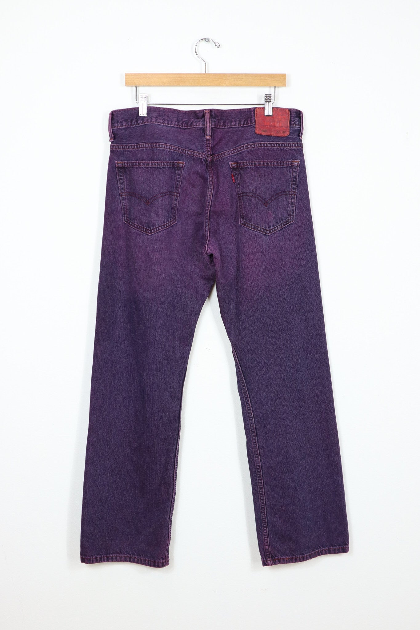 Vintage Reworked Overdyed 569 Levis Relaxed Fit Jeans