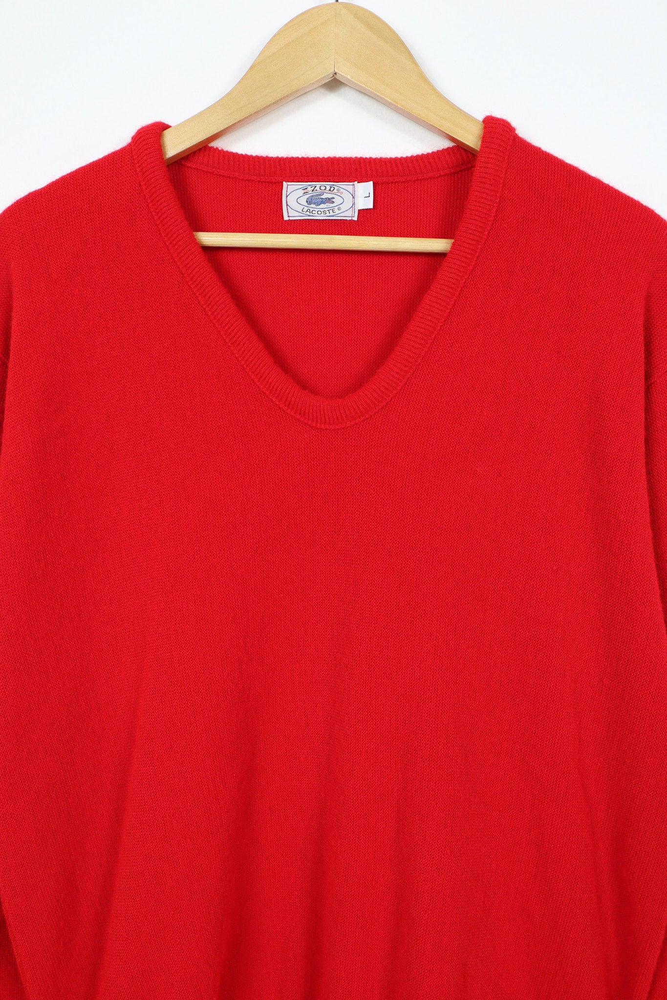 Vintage Lacoste Red Sweater