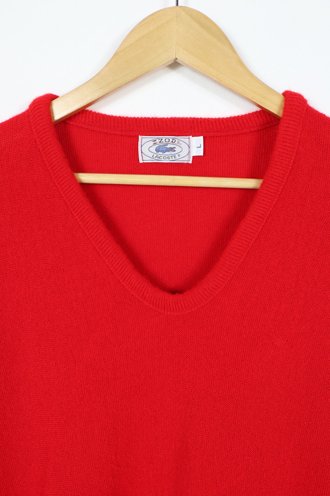 Vintage Lacoste Red Sweater