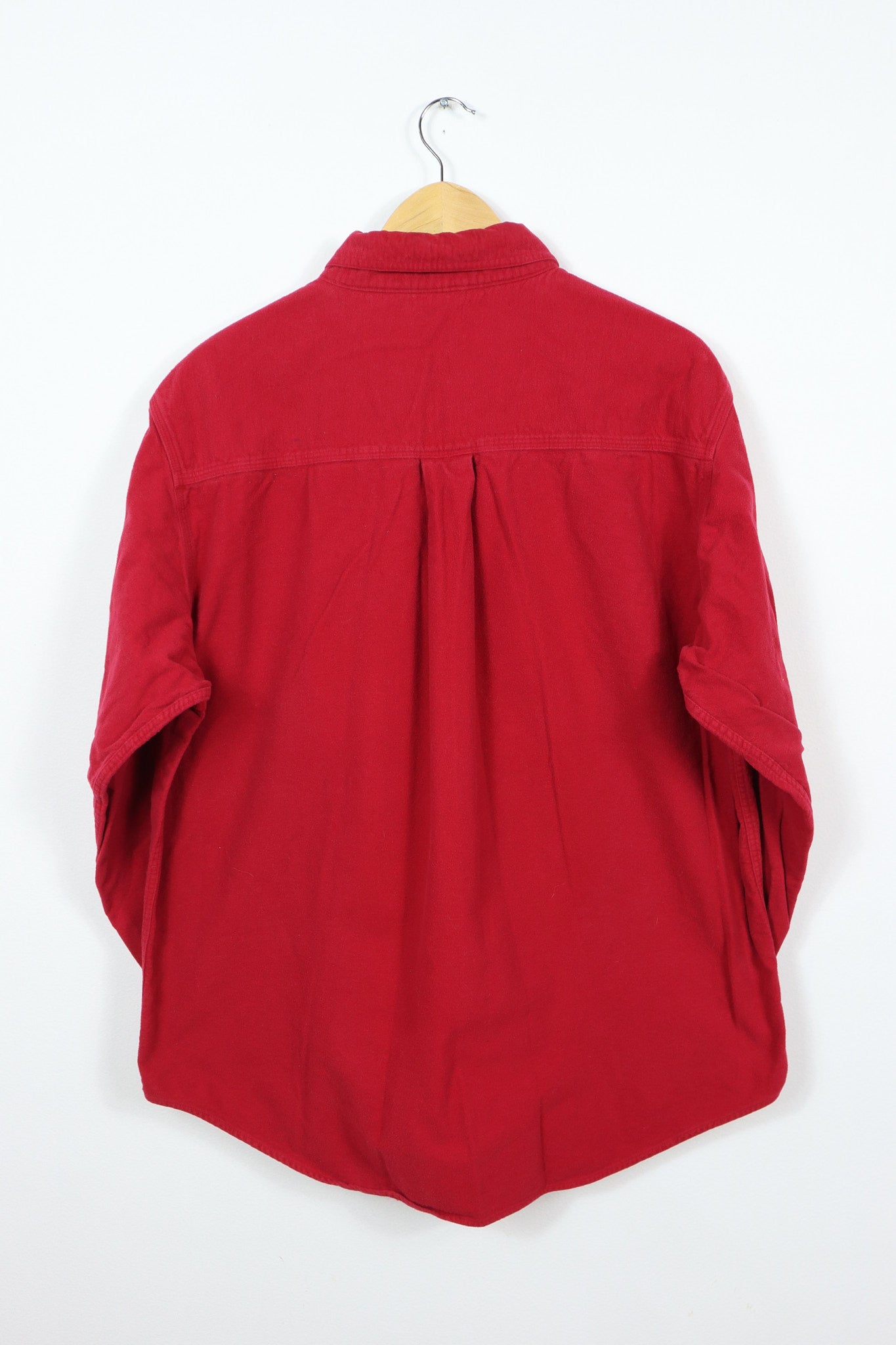 Vintage Red Flannel Button-Down 01