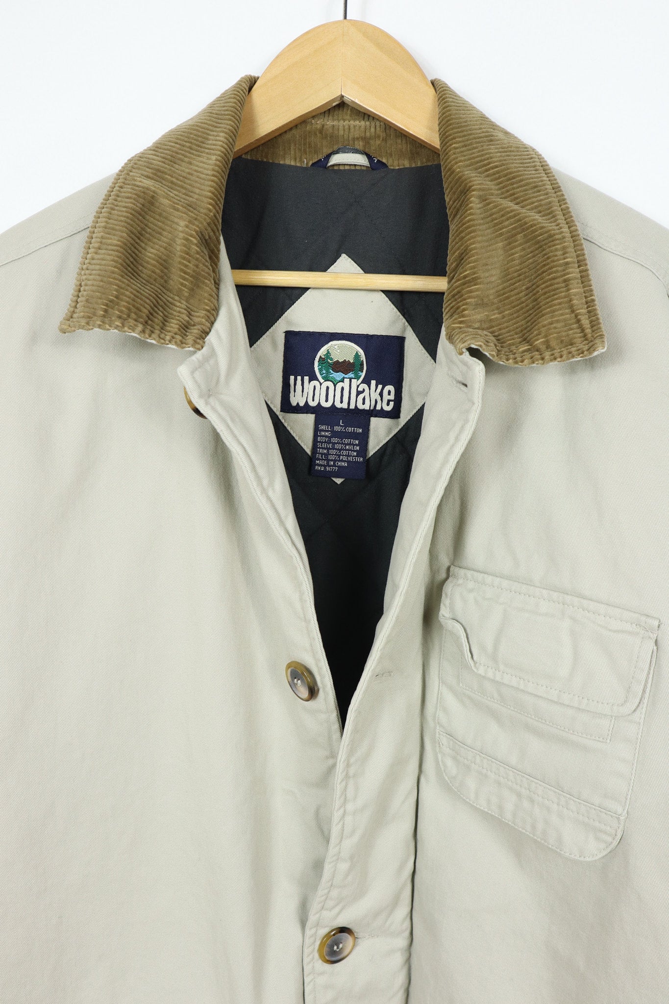 Vintage Button-Down Barn Coat