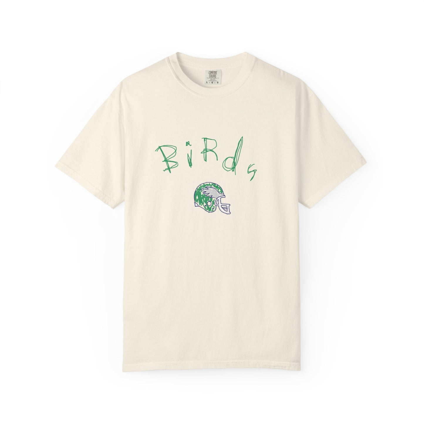 Birds Crayon Helmet Tee