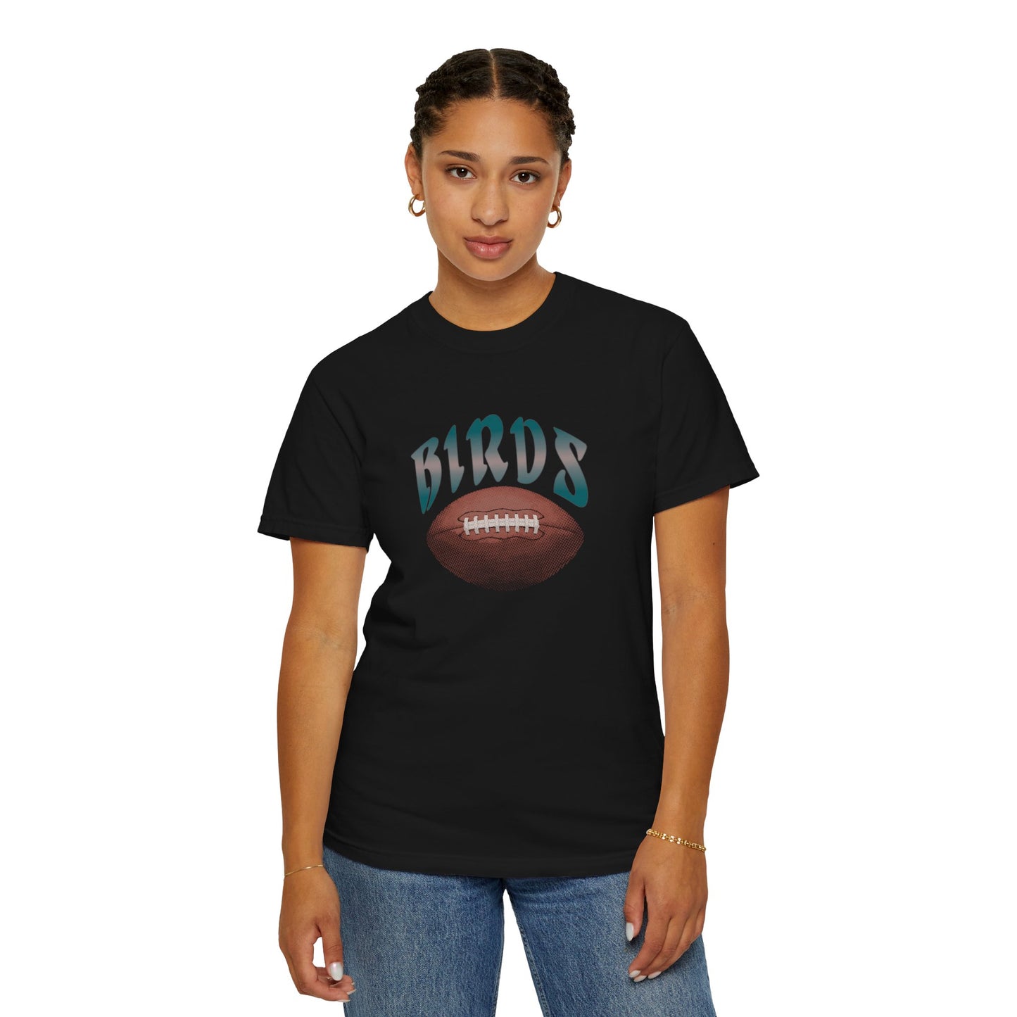 Retro Birds Football Tee