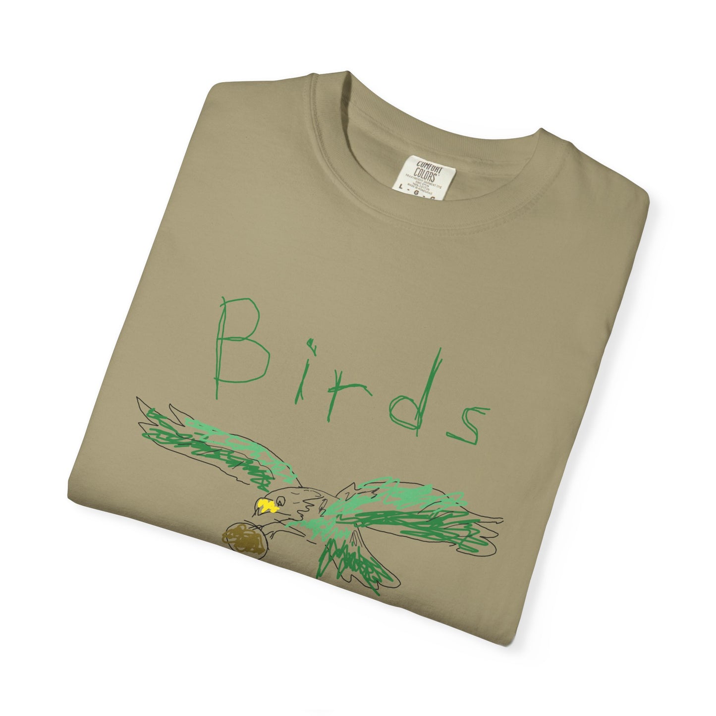 Birds Crayon Graphic Tee