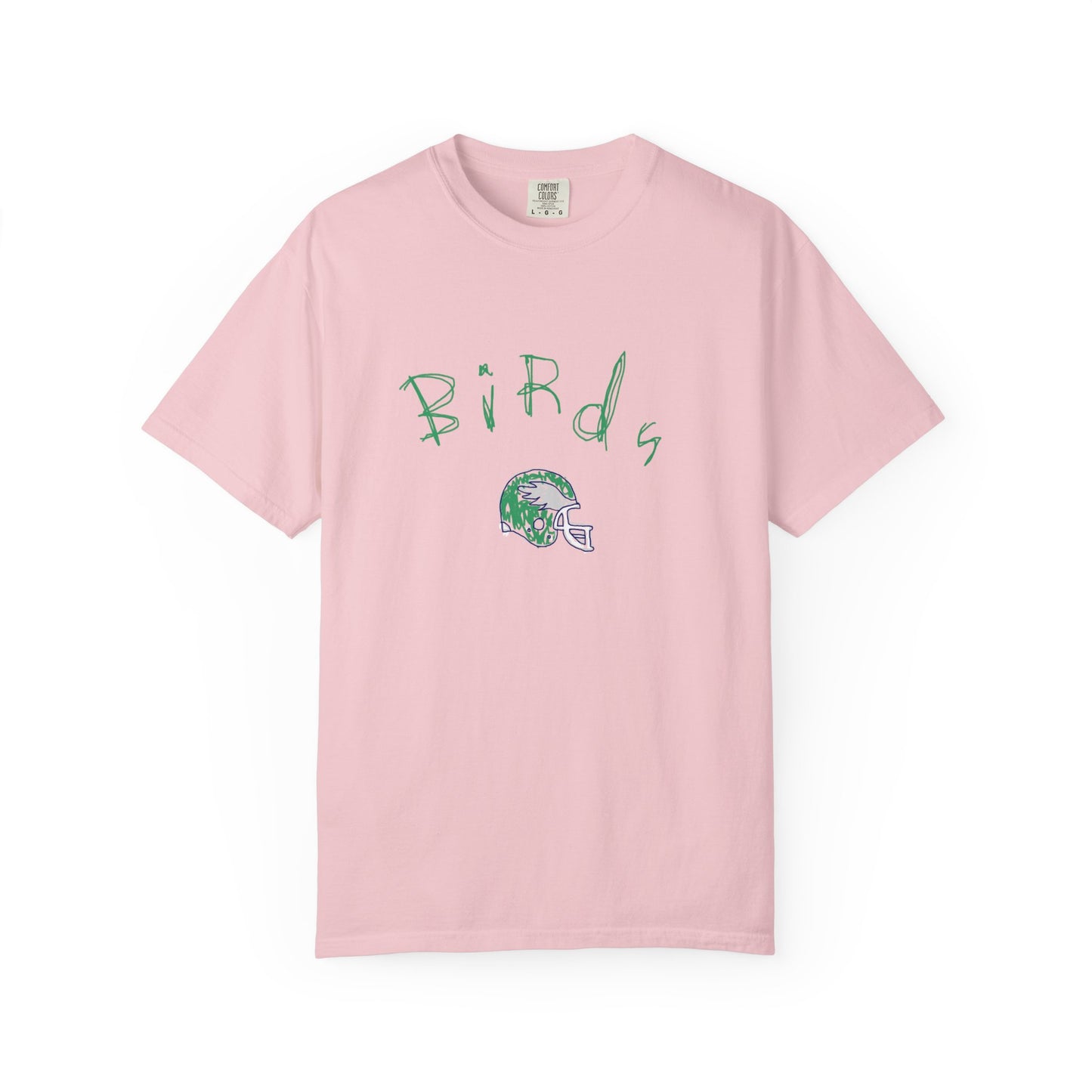 Birds Crayon Helmet Tee