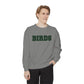 Birds Plaid Block Font Sweatshirt