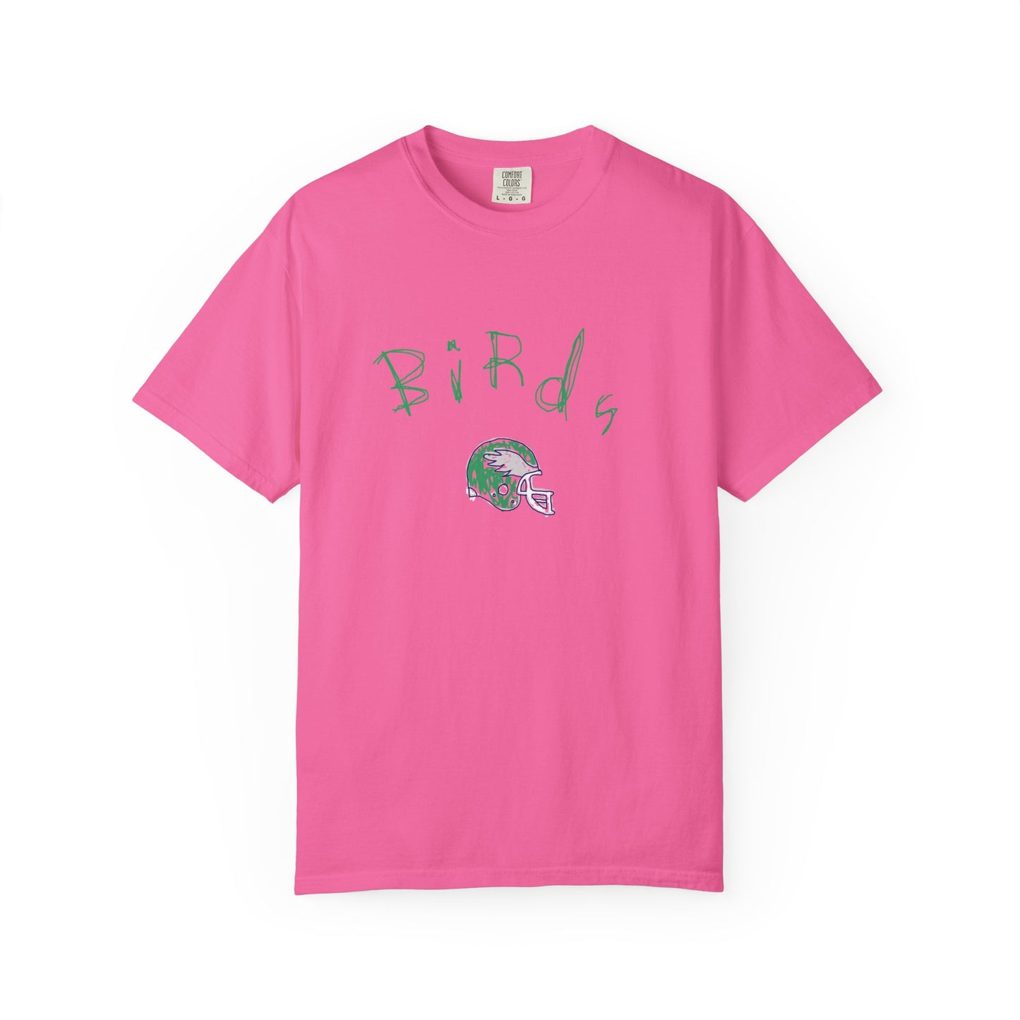 Birds Crayon Helmet Tee