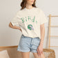Birds Football Helmet Graphic T-Shirt