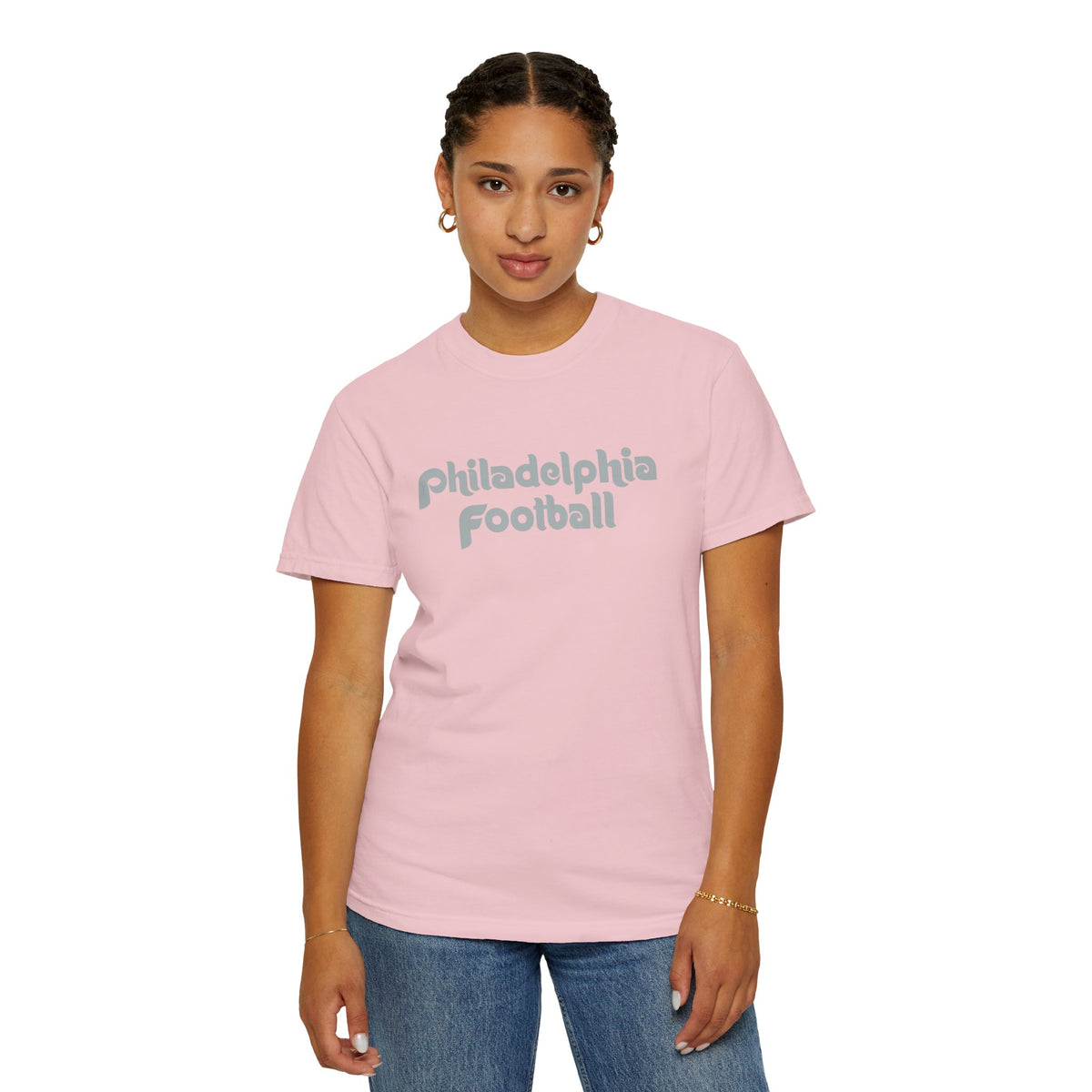 Philadelphia Football Retro Font Tee