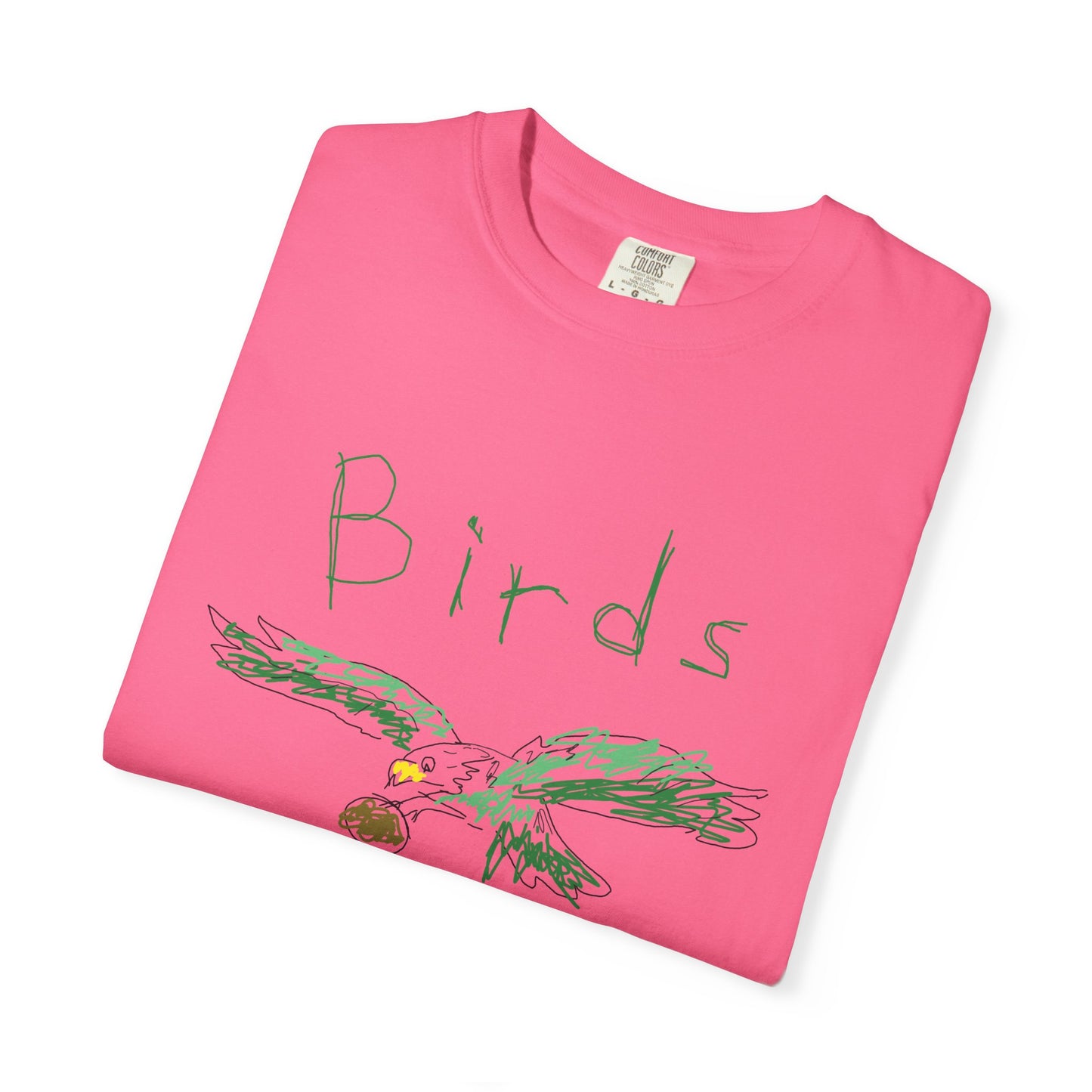 Birds Crayon Graphic Tee
