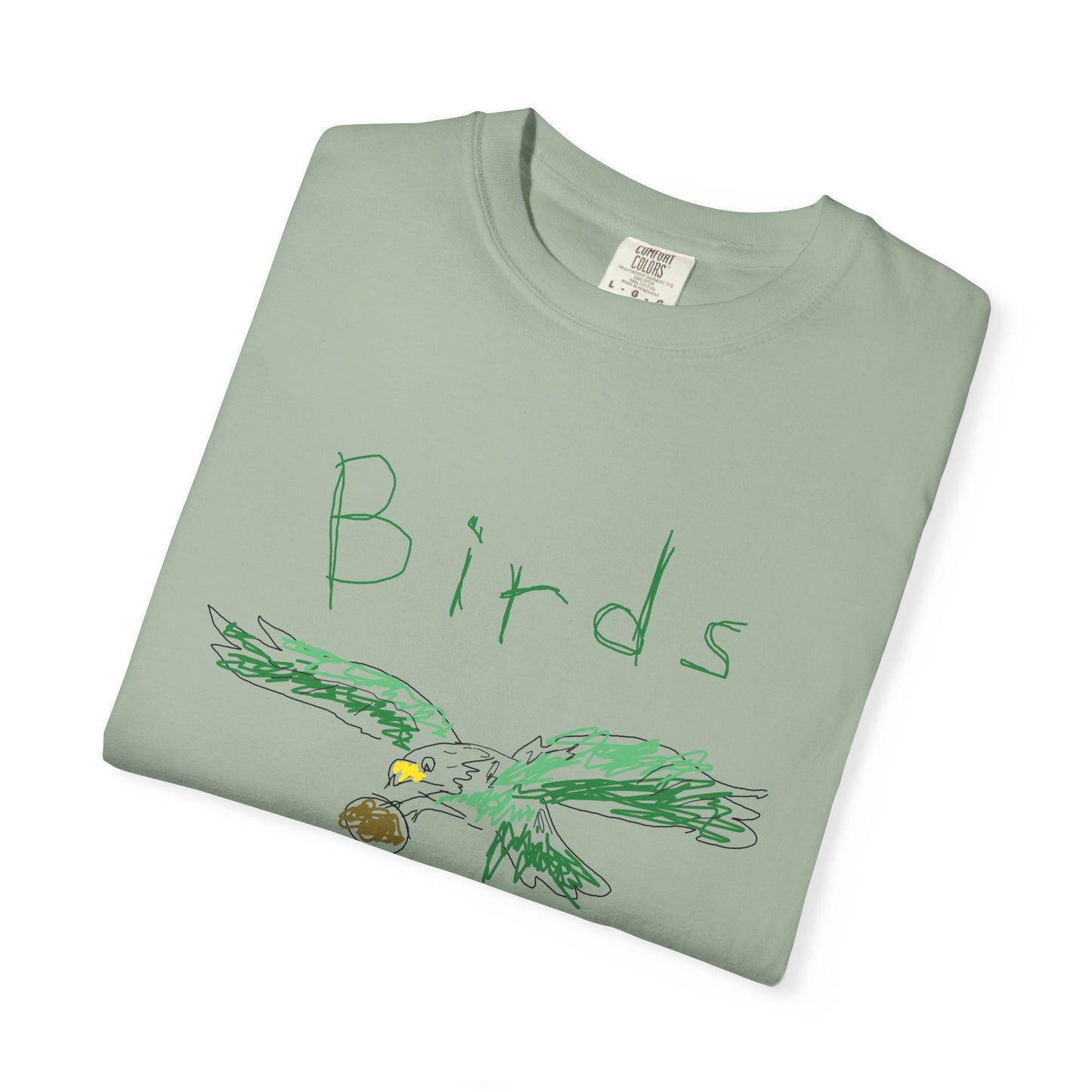 Birds Crayon Graphic Tee