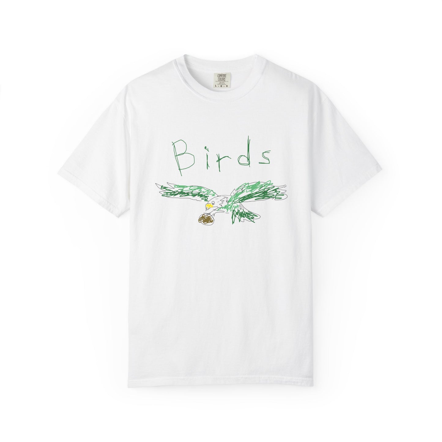 Birds Crayon Graphic Tee