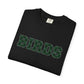 Birds Plaid Block Font Graphic Tee