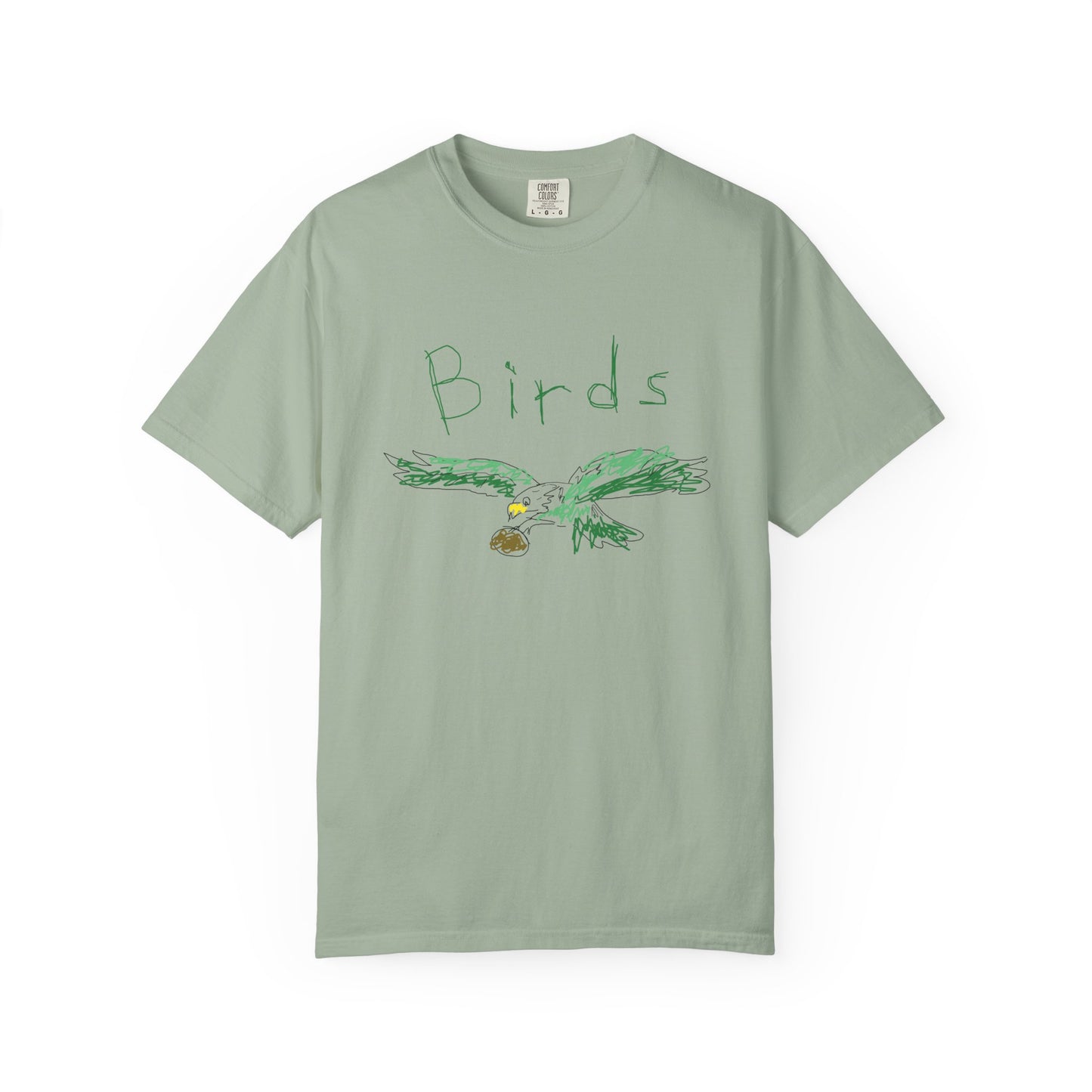 Birds Crayon Graphic Tee