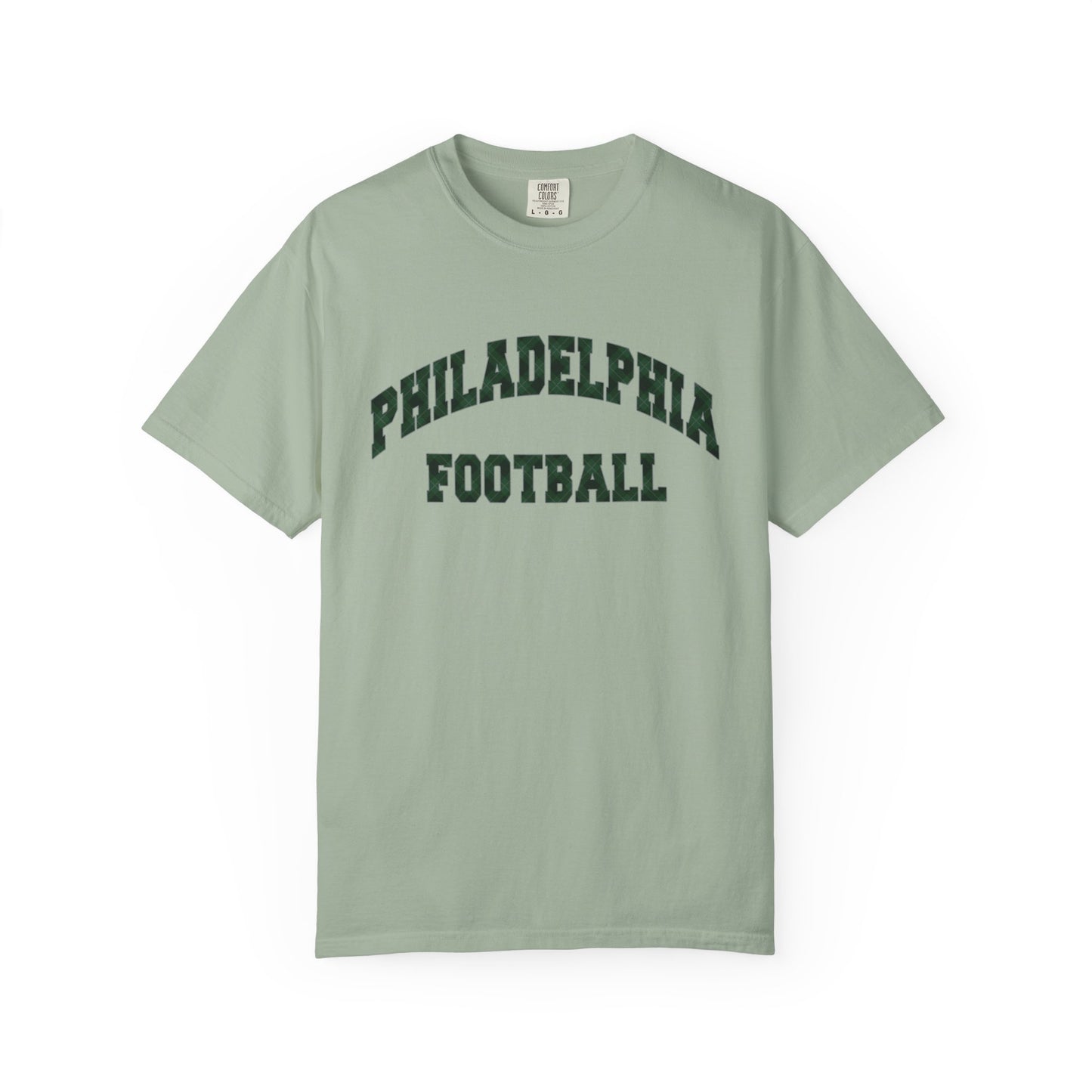 Philadelphia Football Plaid Block Print Tee
